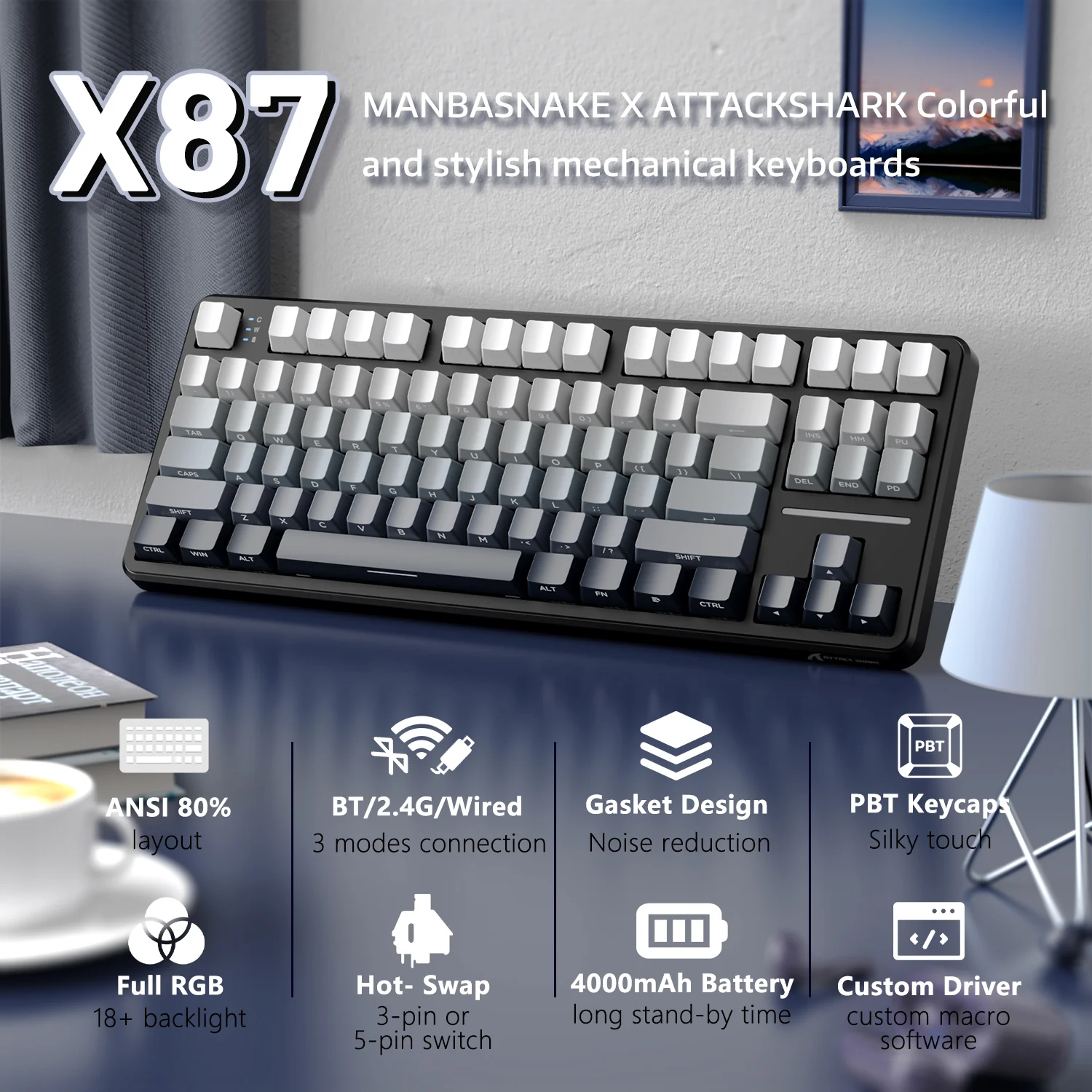 103-attack-shark-x87-tri-mode-gasket-mechanical-keyboard-21.webp ATTACK SHARK X87 Tri-mode Gasket Mechanical Keyboard