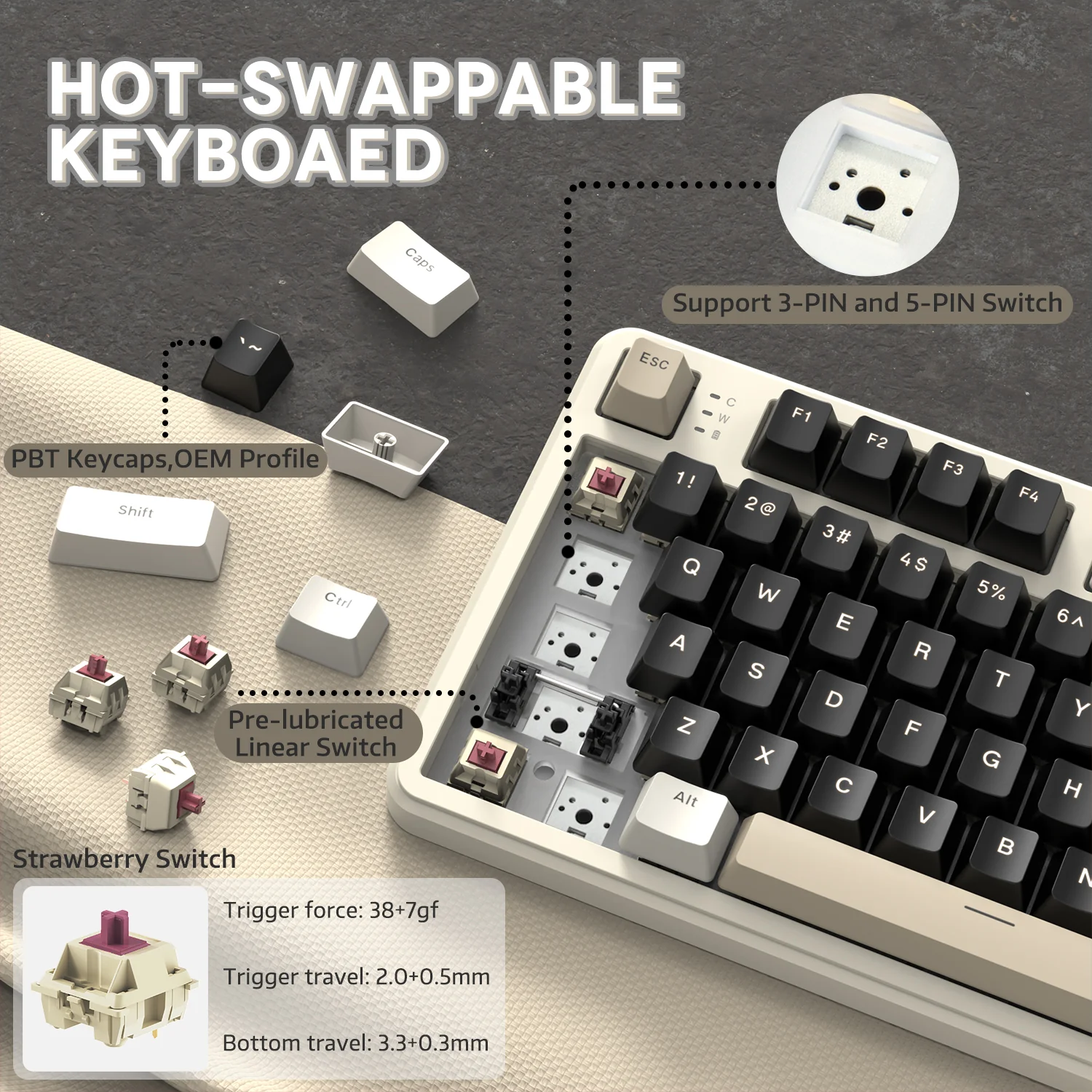 103-attack-shark-x87-tri-mode-gasket-mechanical-keyboard-4.webp ATTACK SHARK X87 Tri-mode Gasket Mechanical Keyboard