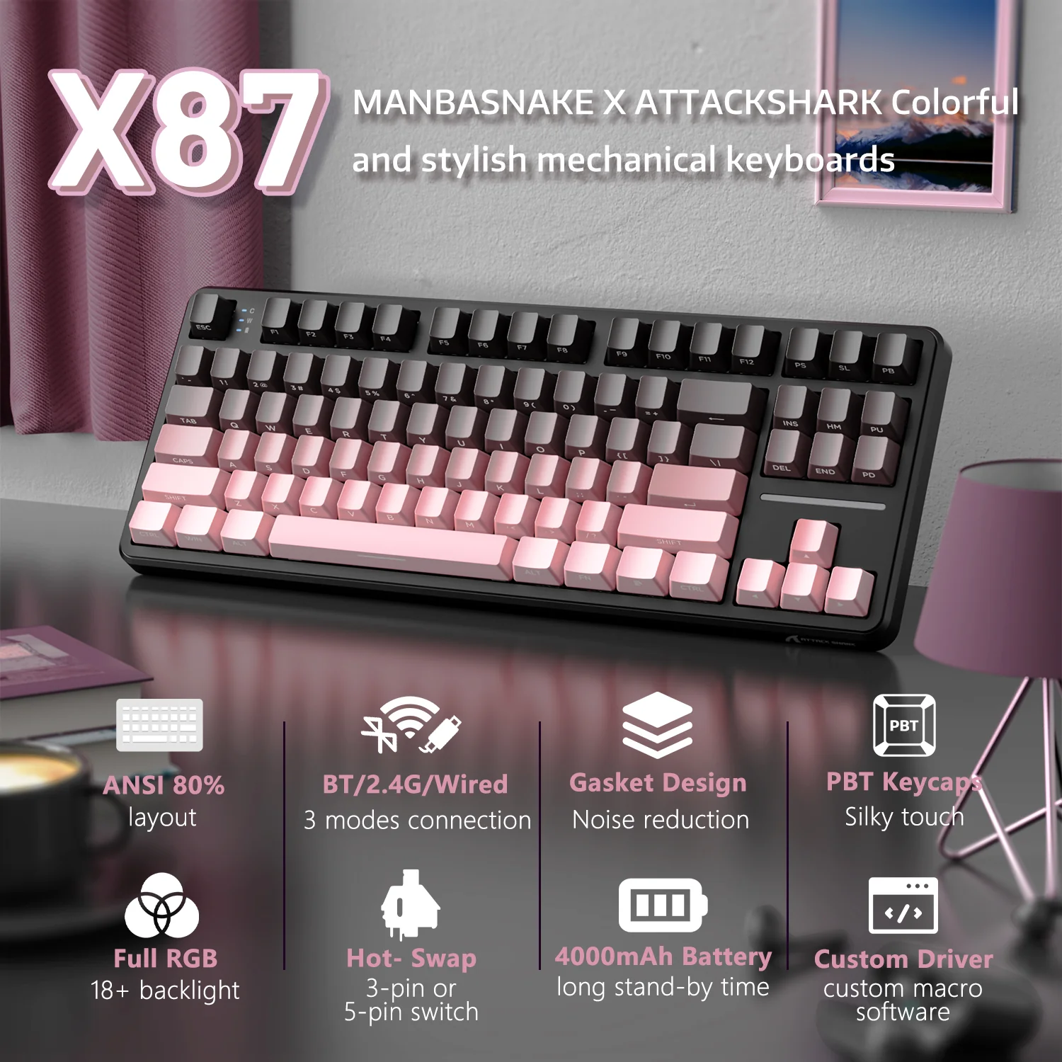 103-attack-shark-x87-tri-mode-gasket-mechanical-keyboard-44.webp ATTACK SHARK X87 Tri-mode Gasket Mechanical Keyboard
