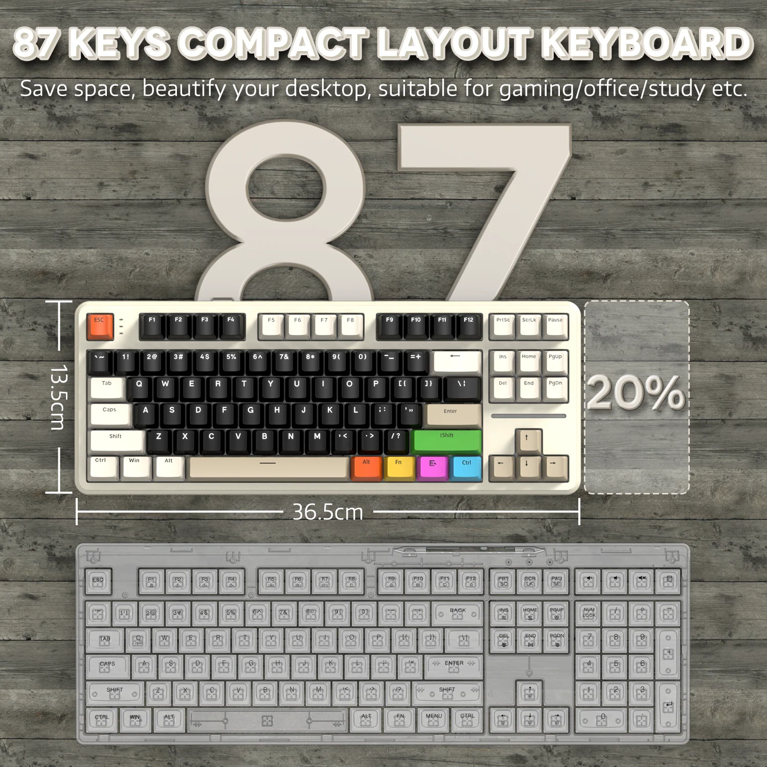 103-attack-shark-x87-tri-mode-gasket-mechanical-keyboard-67.webp ATTACK SHARK X87 Tri-mode Gasket Mechanical Keyboard