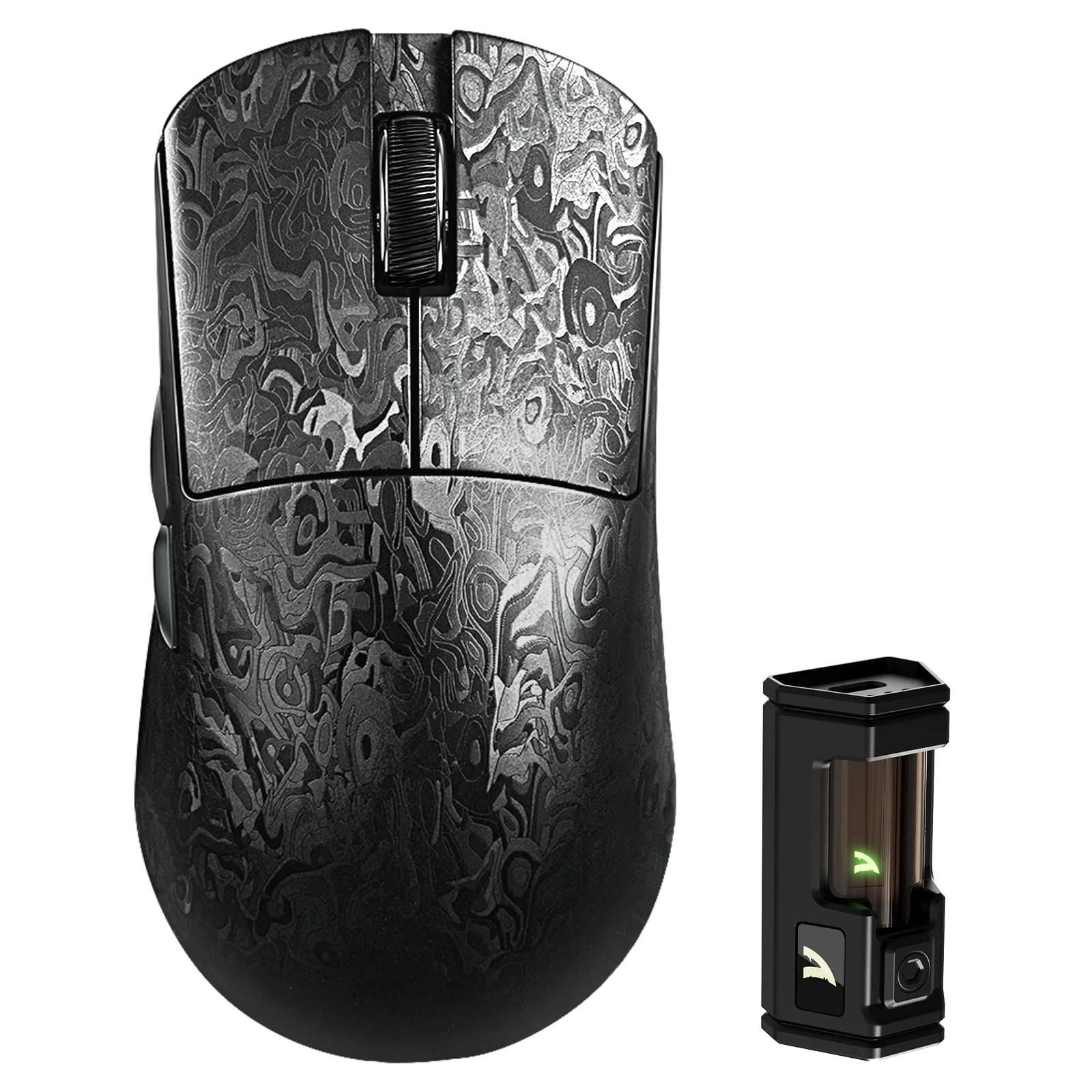 ATTACK SHARK R68 HE & R11 ULTRA Carbon Fiber Gaming Bundle With C01 ULTRA Coiled Cable