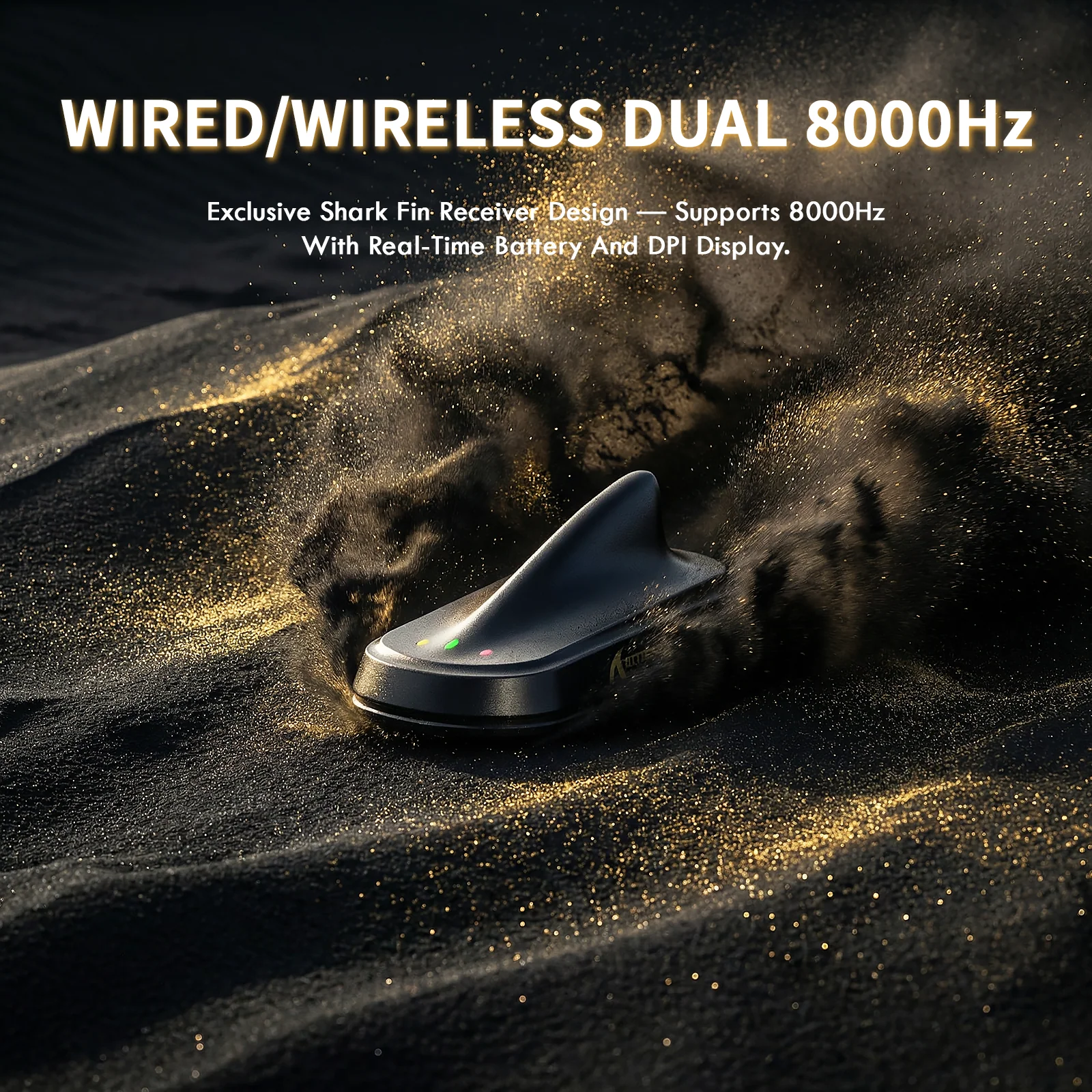 ATTACK SHARK X11 ULTRA Carbon Fiber Wireless Gaming Mouse With C06 Ultra LED Cable