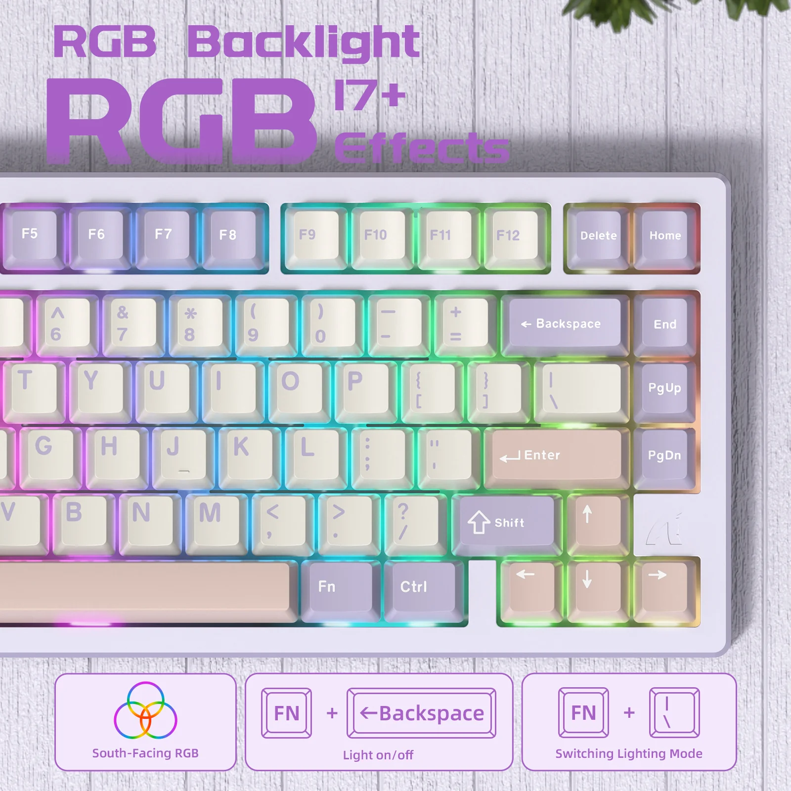 ATTACK SHARK X75 Full Aluminum Keyboard