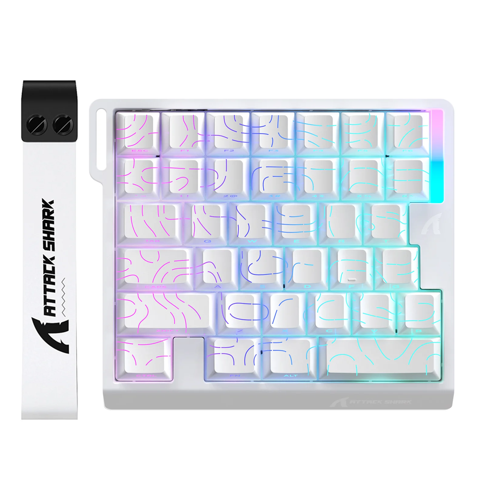 ATTACK SHARK M36 HE One-Handed Magnetic Switch Keyboard