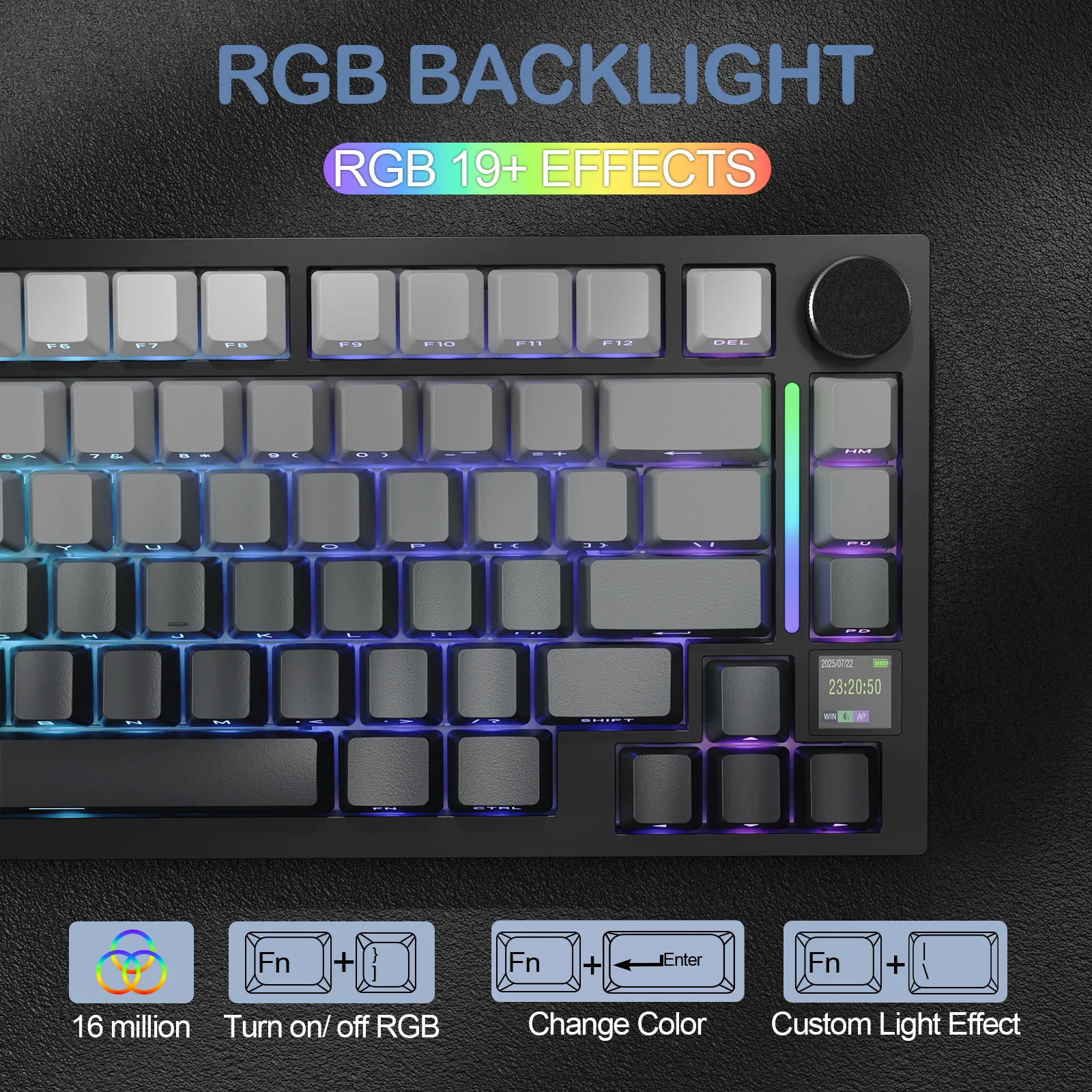 ATTACK SHARK X820Ultra Tri-mode Gasket Mechanical Keyboard