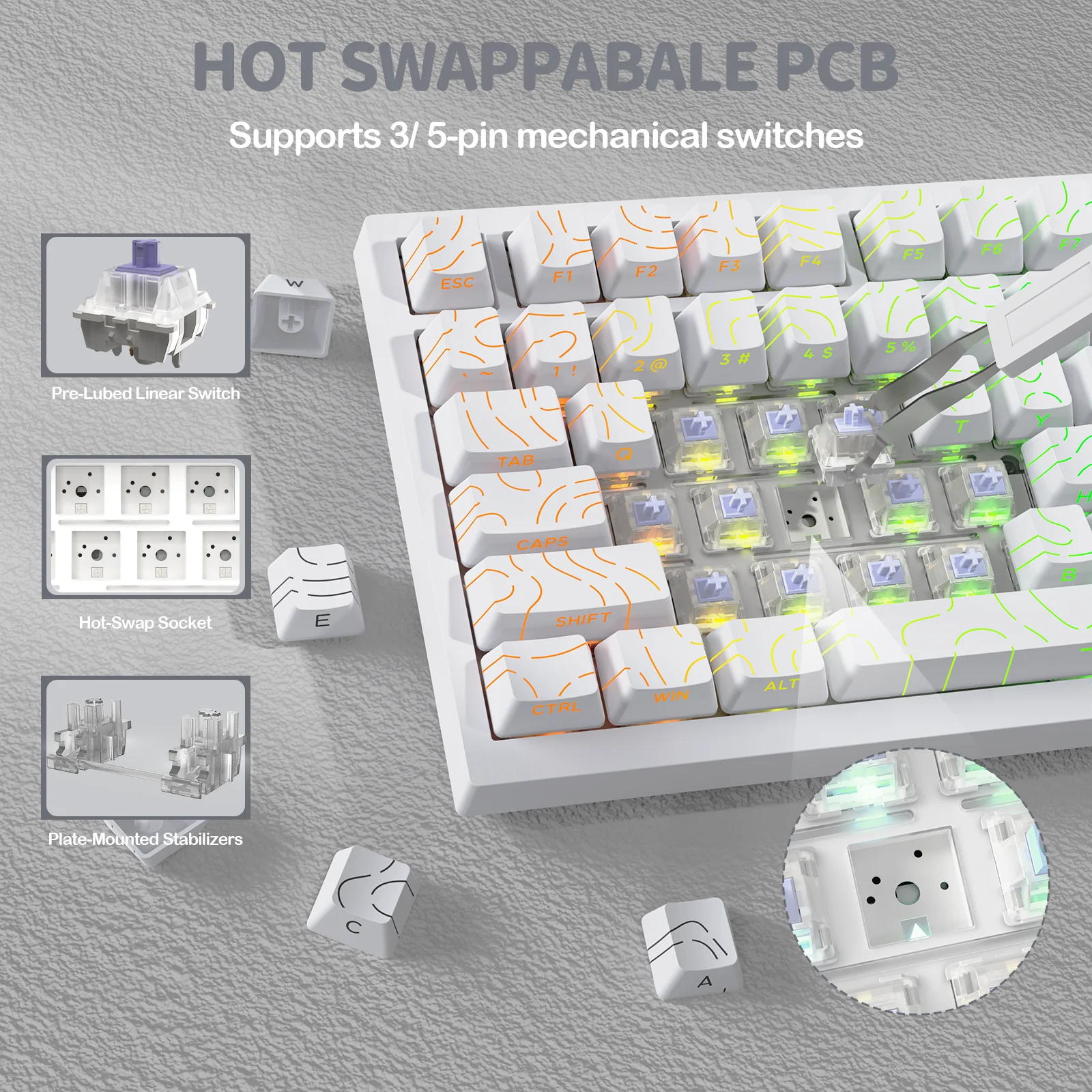 ATTACK SHARK X820Ultra Tri-mode Gasket Mechanical Keyboard