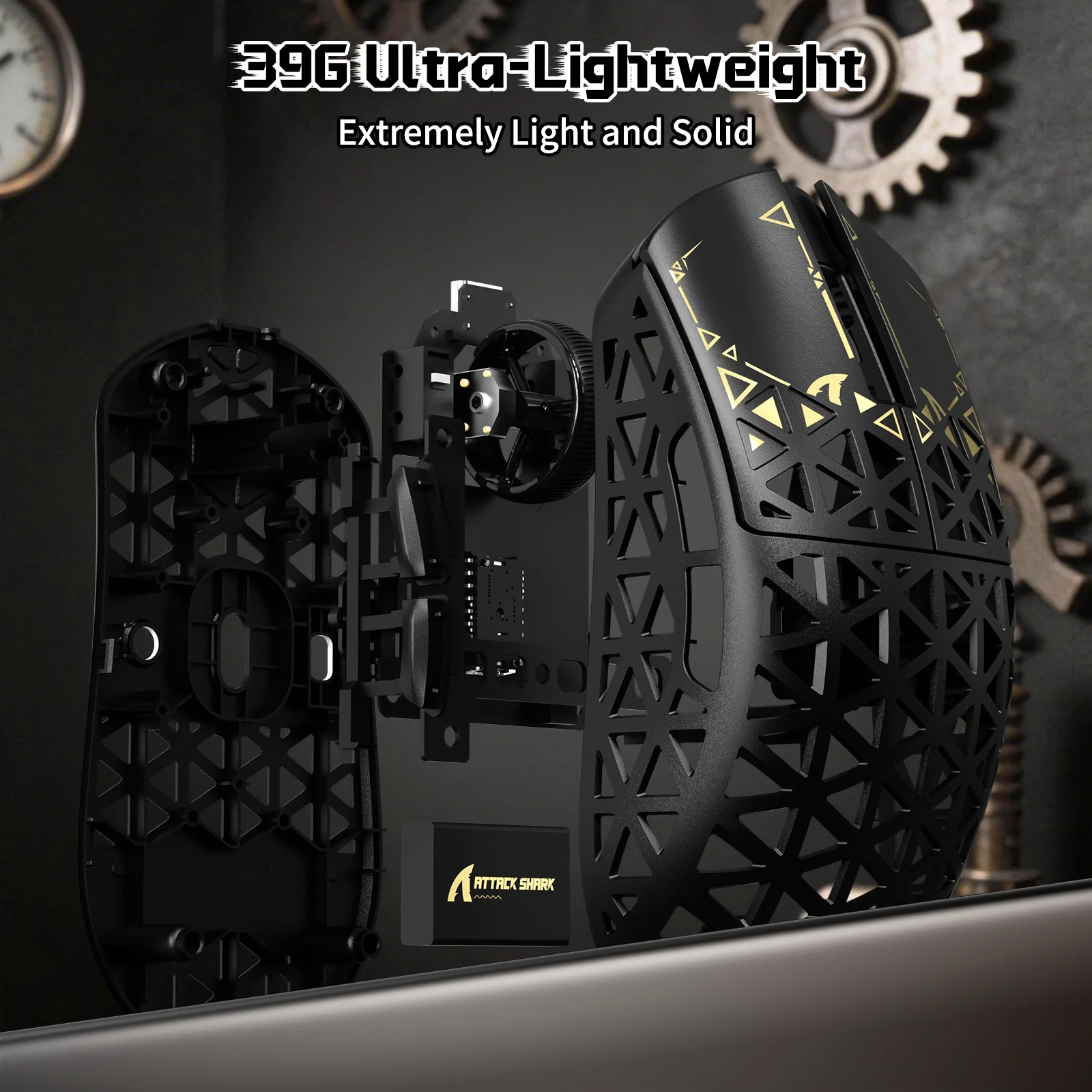ATTACK SHARK R68 HE & R5 ULTRA Carbon Fiber Gaming Bundle With C01 ULTRA Coiled Cable