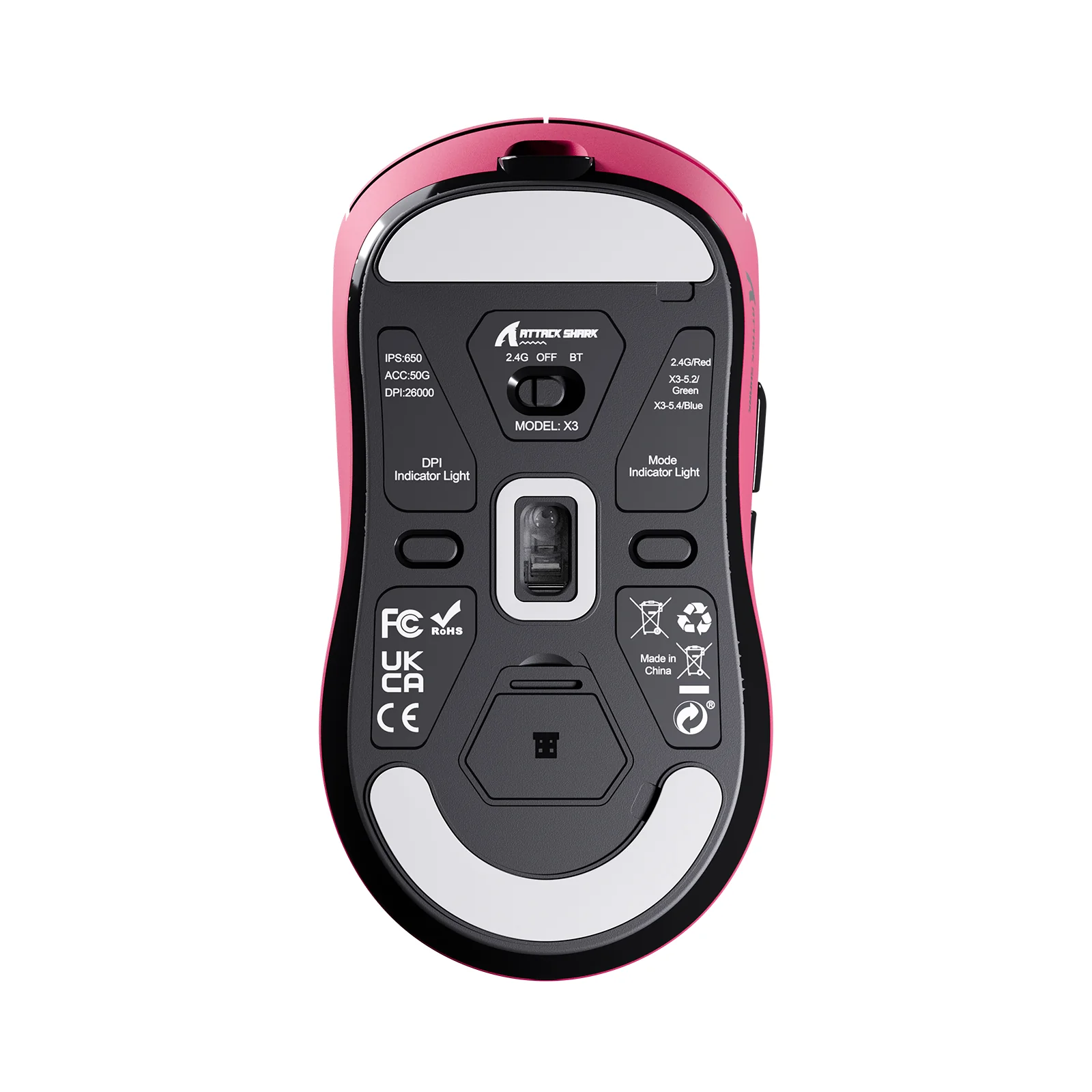 149-attack-shark-x3-wireless-gaming-mouse-paw3395-superlight-15.webp ATTACK SHARK X3 Wireless Gaming Mouse PAW3395 Superlight