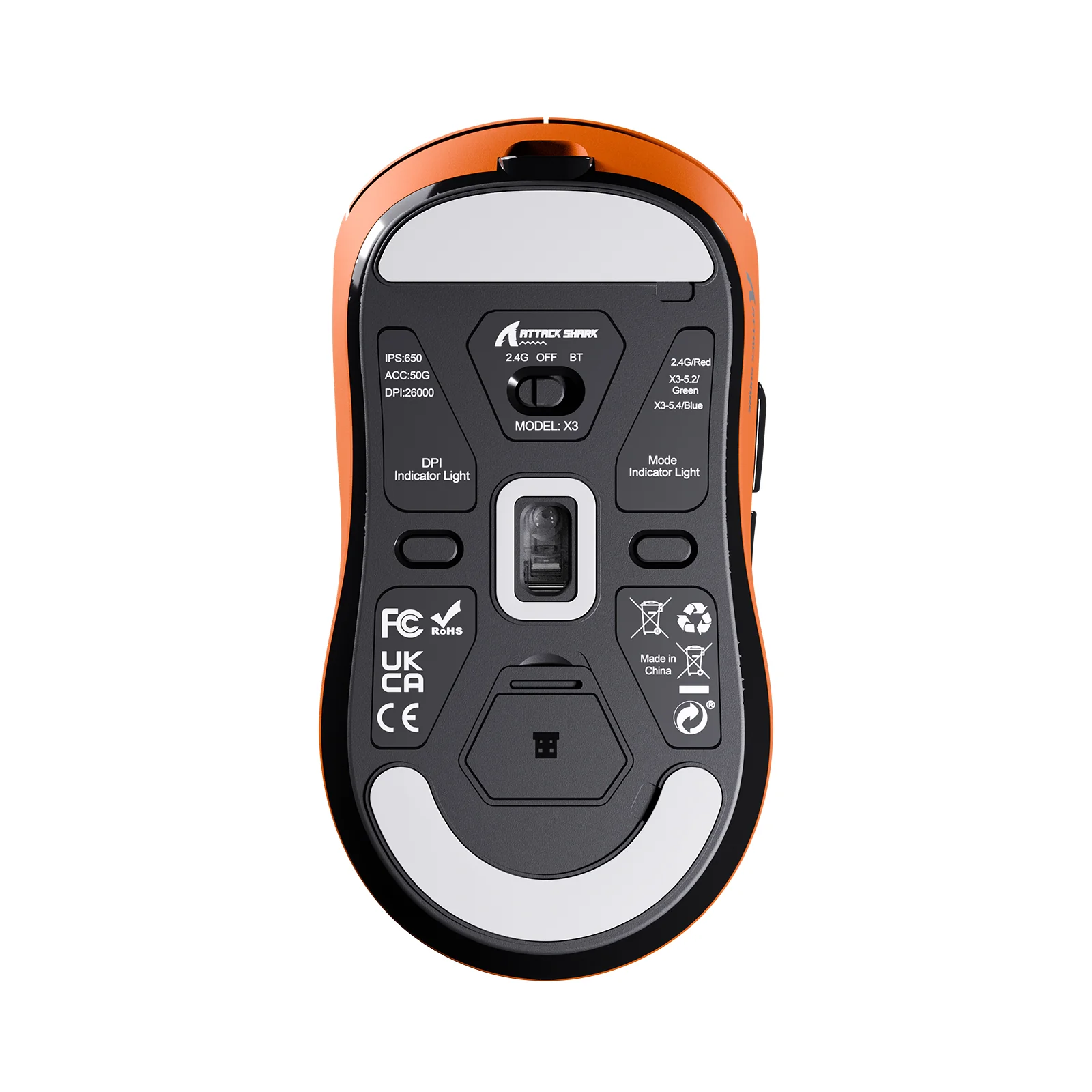 149-attack-shark-x3-wireless-gaming-mouse-paw3395-superlight-20.webp ATTACK SHARK X3 Wireless Gaming Mouse PAW3395 Superlight