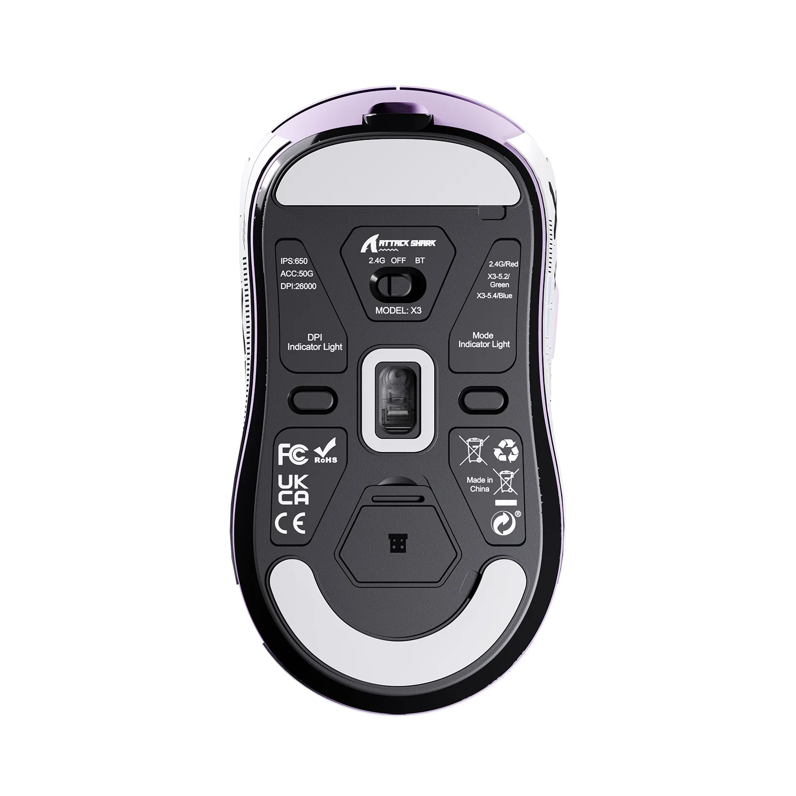149-attack-shark-x3-wireless-gaming-mouse-paw3395-superlight-25.webp ATTACK SHARK X3 Wireless Gaming Mouse PAW3395 Superlight