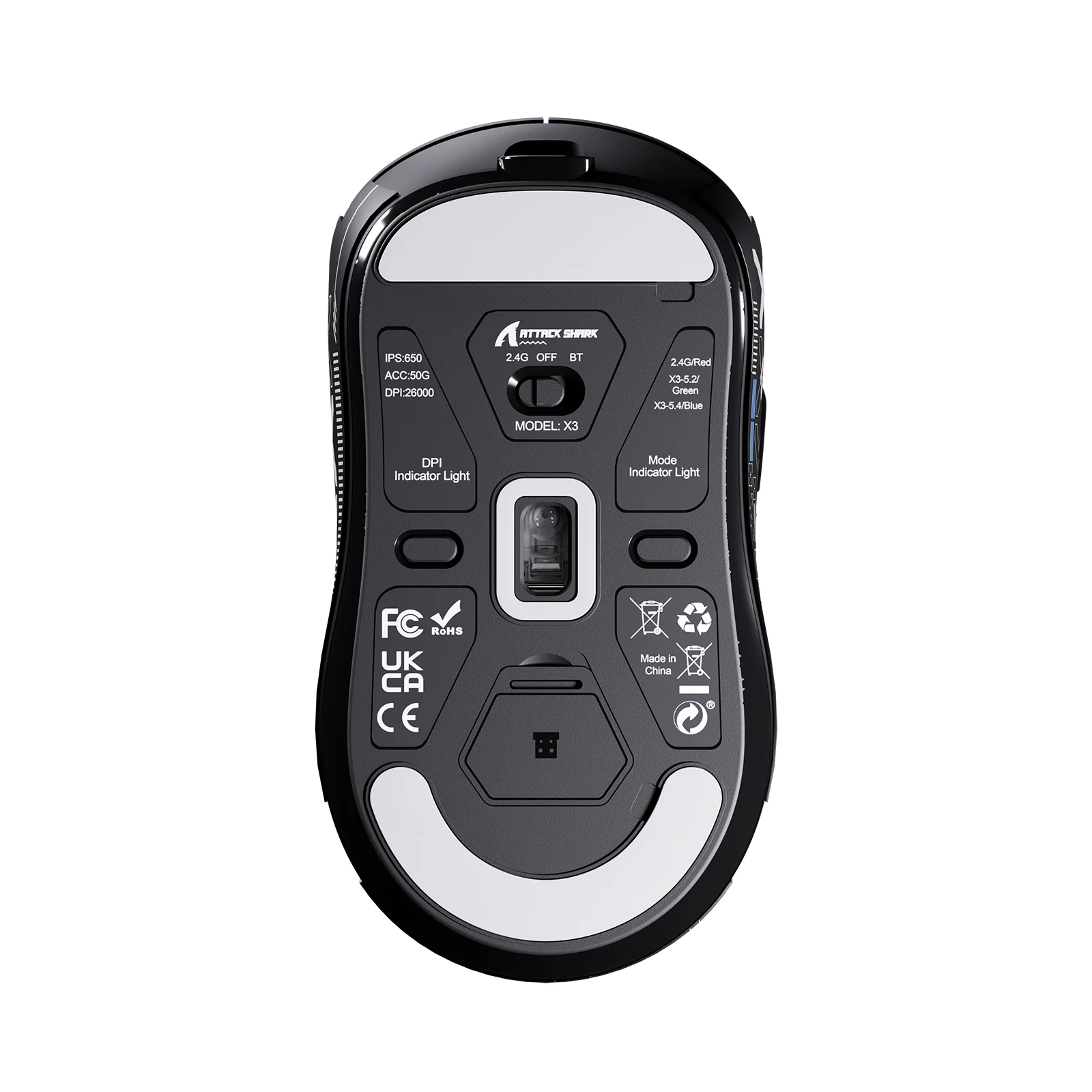 149-attack-shark-x3-wireless-gaming-mouse-paw3395-superlight-40.webp ATTACK SHARK X3 Wireless Gaming Mouse PAW3395 Superlight
