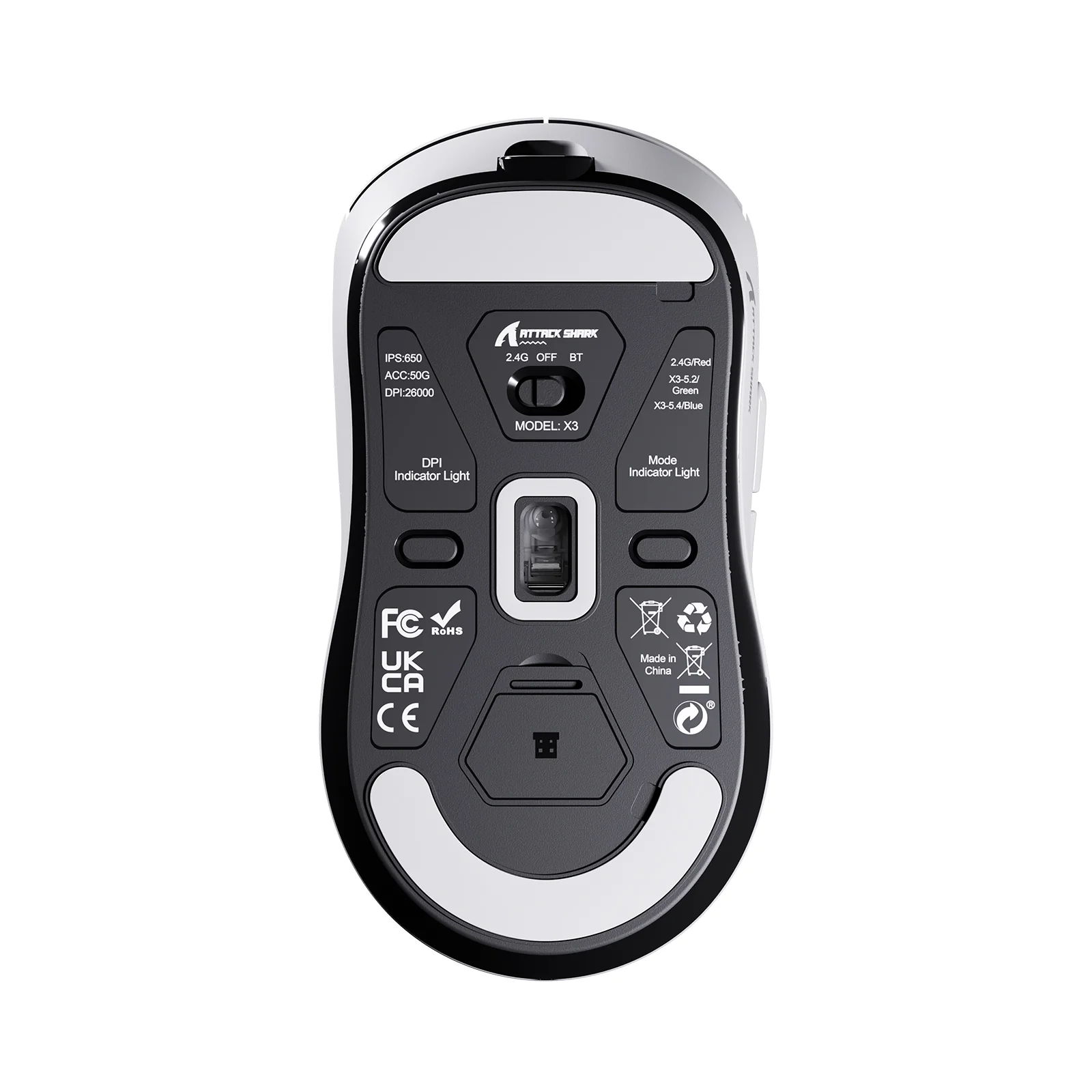 149-attack-shark-x3-wireless-gaming-mouse-paw3395-superlight-5.webp ATTACK SHARK X3 Wireless Gaming Mouse PAW3395 Superlight