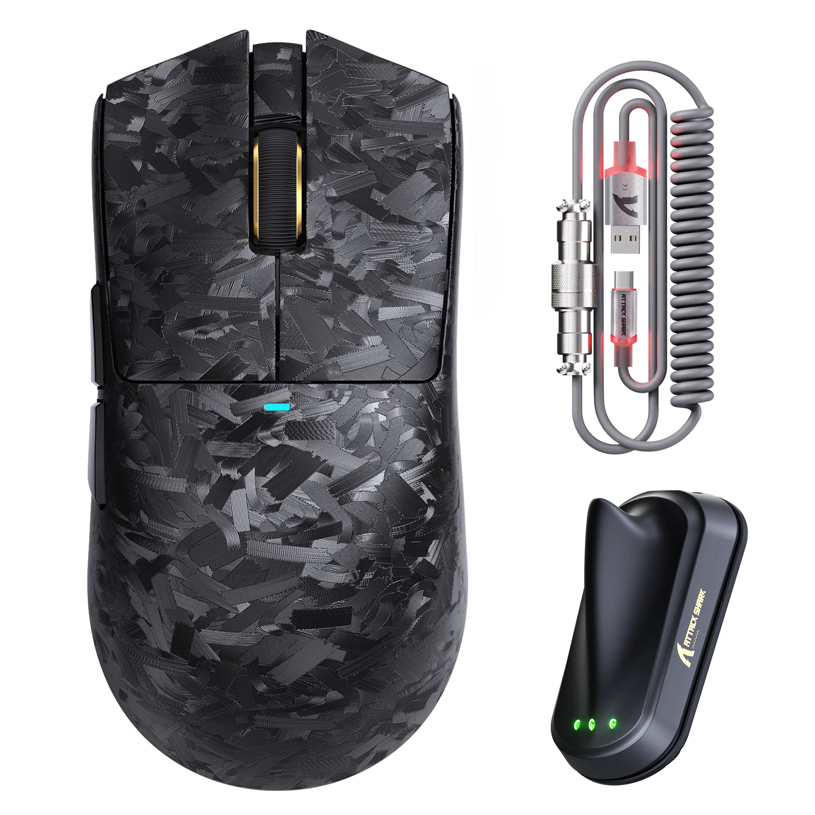 1546-attack-shark-x11-ultra-carbon-fiber-wireless-gaming-mouse-with-c06-ultra-led-cable-1.webp ATTACK SHARK X11 ULTRA Carbon Fiber Wireless Gaming Mouse With C06 Ultra LED Cable