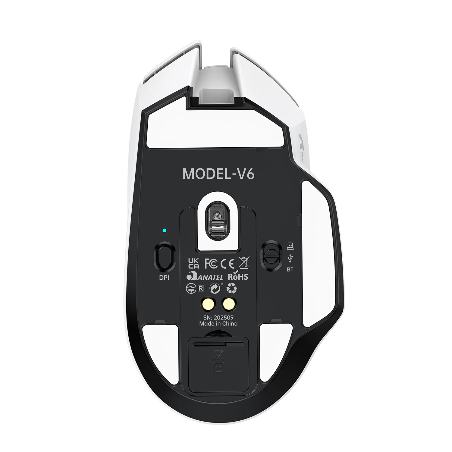 ATTACK SHARK V6 Ultra-Light Tri-Mode Gaming Mouse