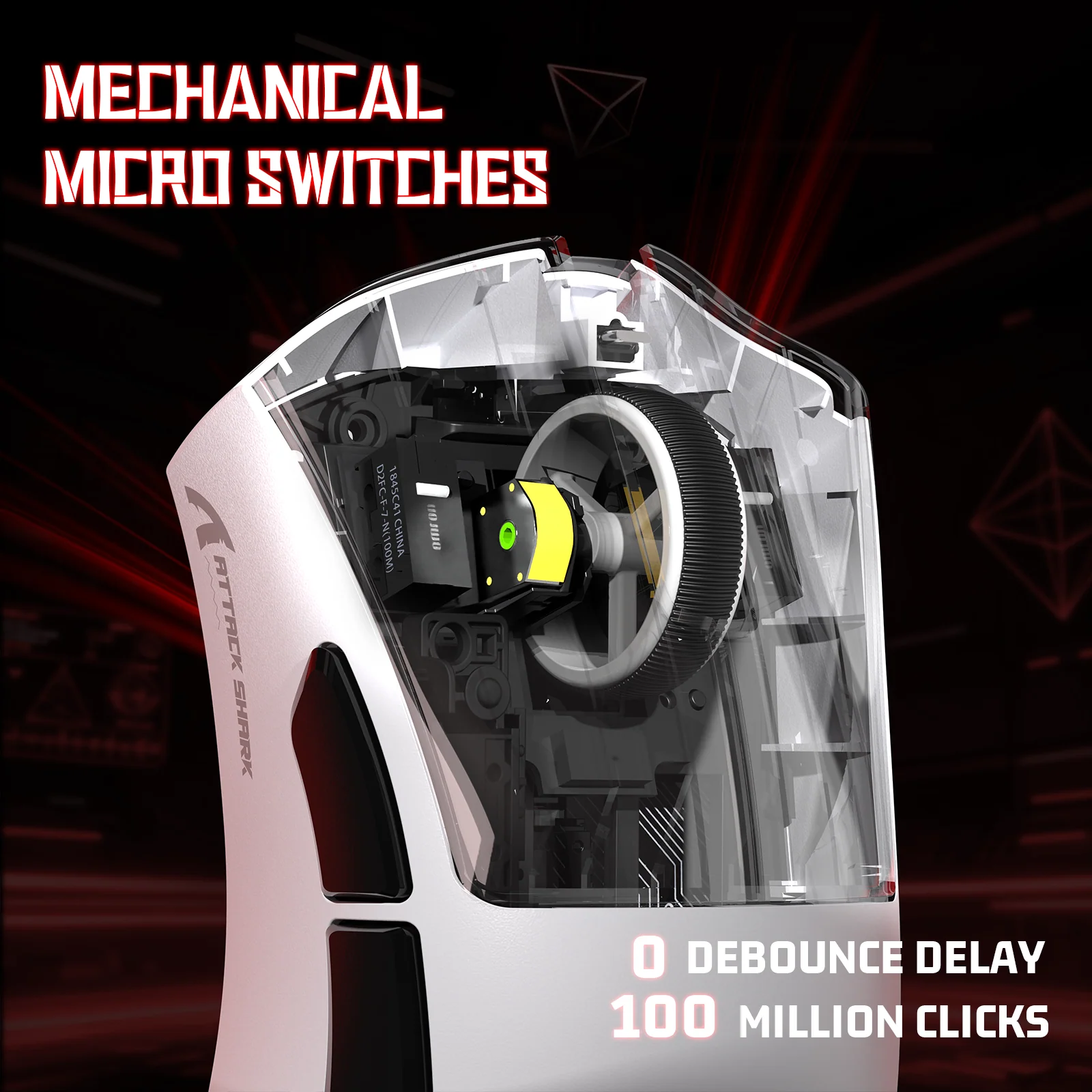 ATTACK SHARK V3 Ultra-Light Tri-Mode Gaming Mouse