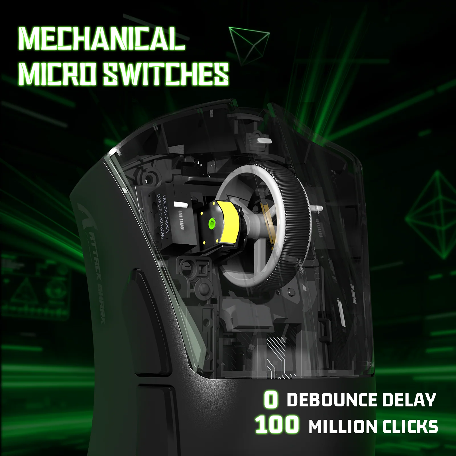 ATTACK SHARK V3 Ultra-Light Tri-Mode Gaming Mouse