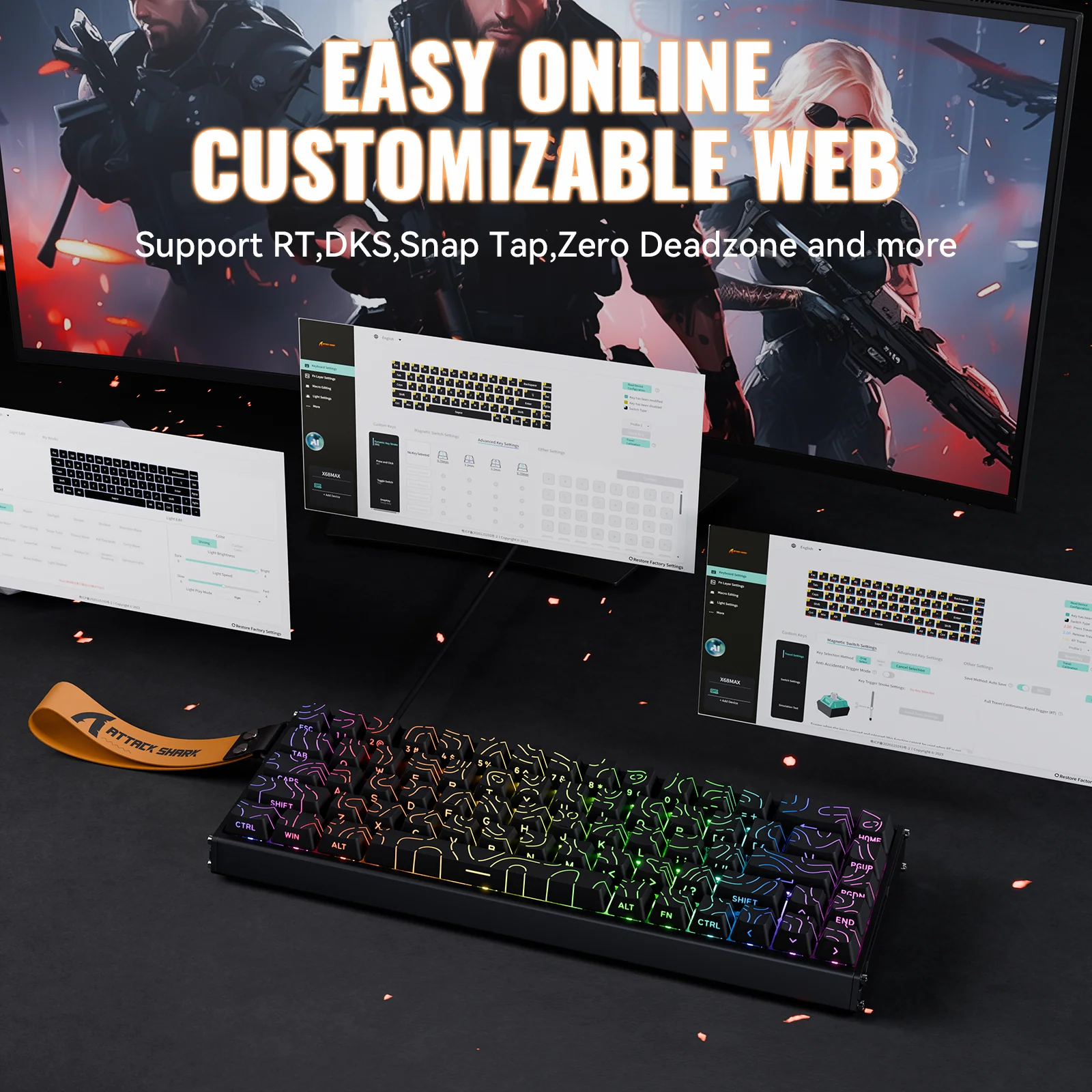 411-attack-shark-x68max-he-rapid-trigger-aluminum-keyboard-magnetic-switch-15.webp ATTACK SHARK X68MAX HE Rapid Trigger Aluminum Keyboard Magnetic Switch