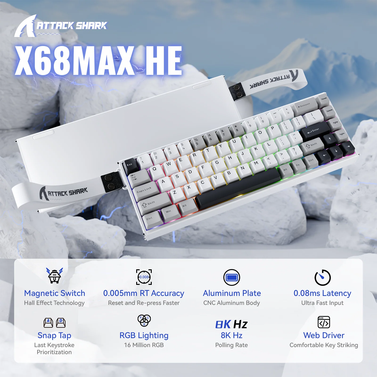 411-attack-shark-x68max-he-rapid-trigger-aluminum-keyboard-magnetic-switch-2.webp ATTACK SHARK X68MAX HE Rapid Trigger Aluminum Keyboard Magnetic Switch