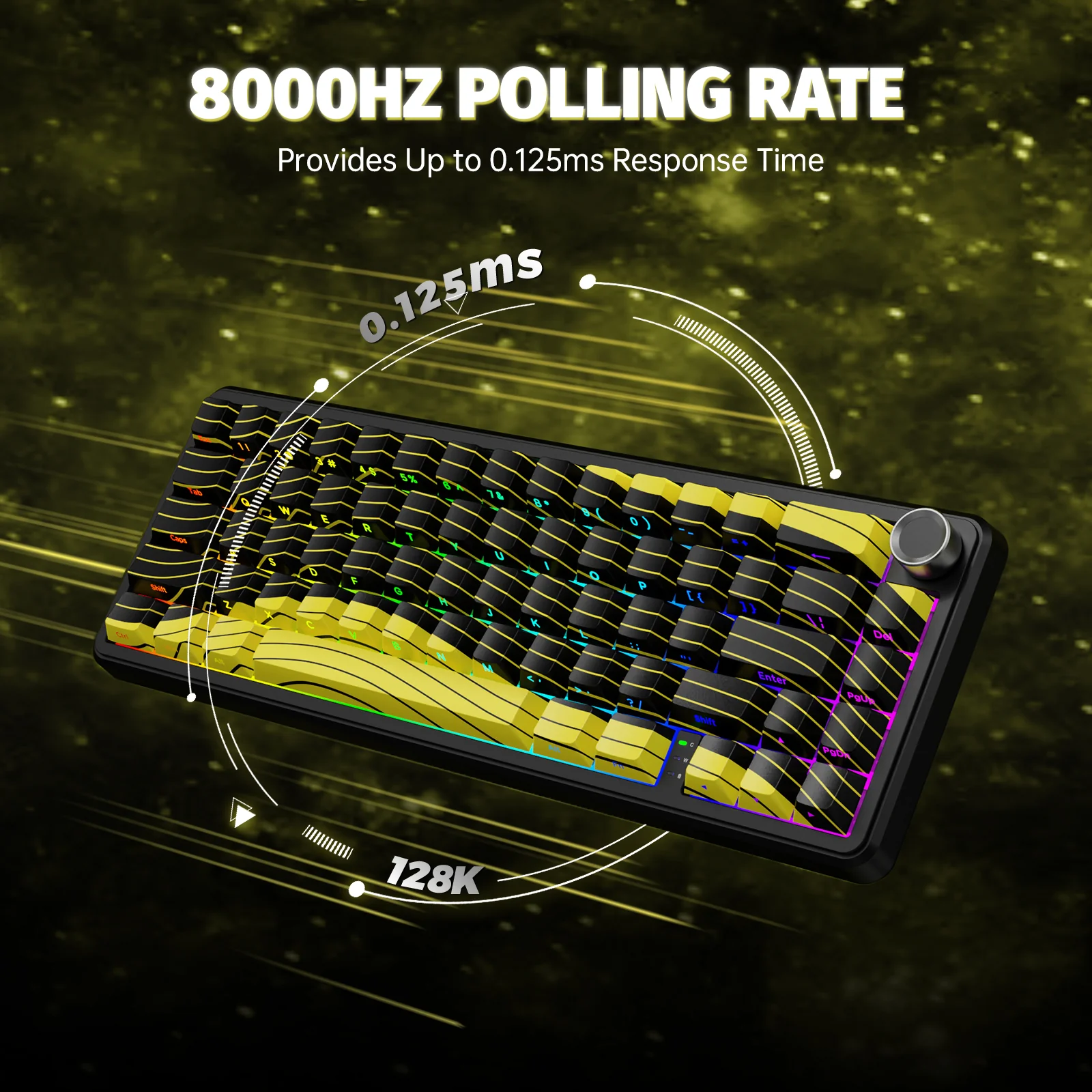 ATTACK SHARK X65PRO HE Wireless Rapid Trigger Keyboard Magnetic Switch