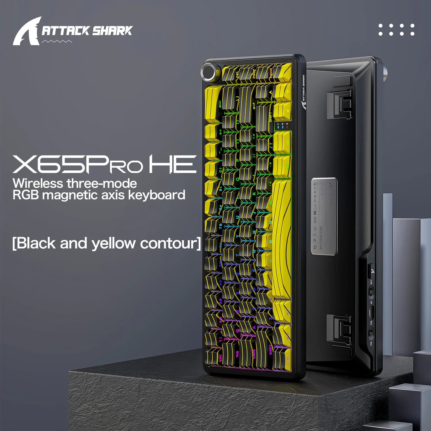 ATTACK SHARK X65PRO HE Rapid Trigger Keyboard