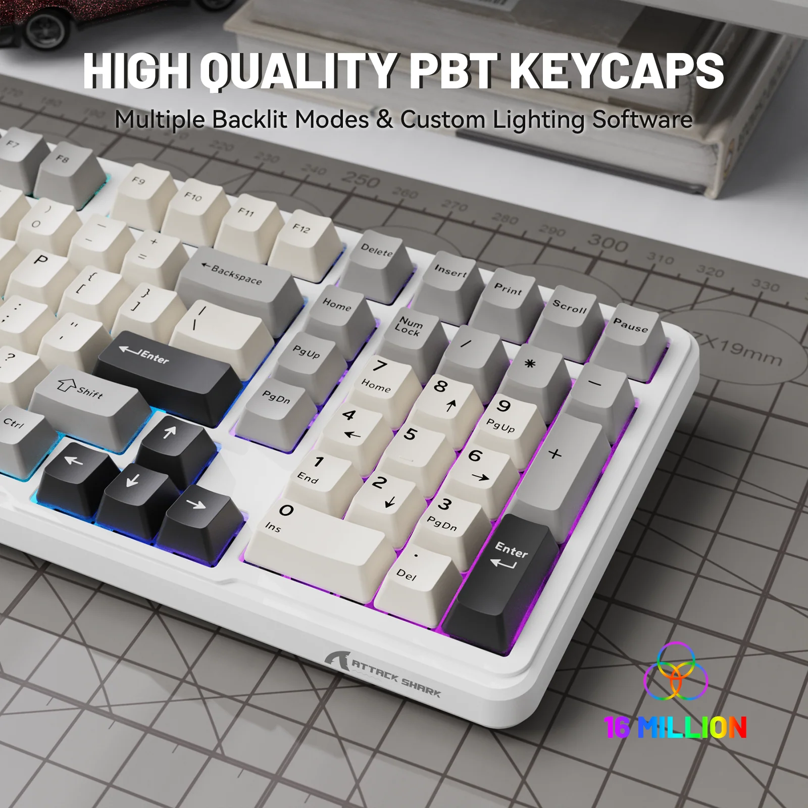 ATTACK SHARK X98 Full-size Wireless Mechanical Keyboard