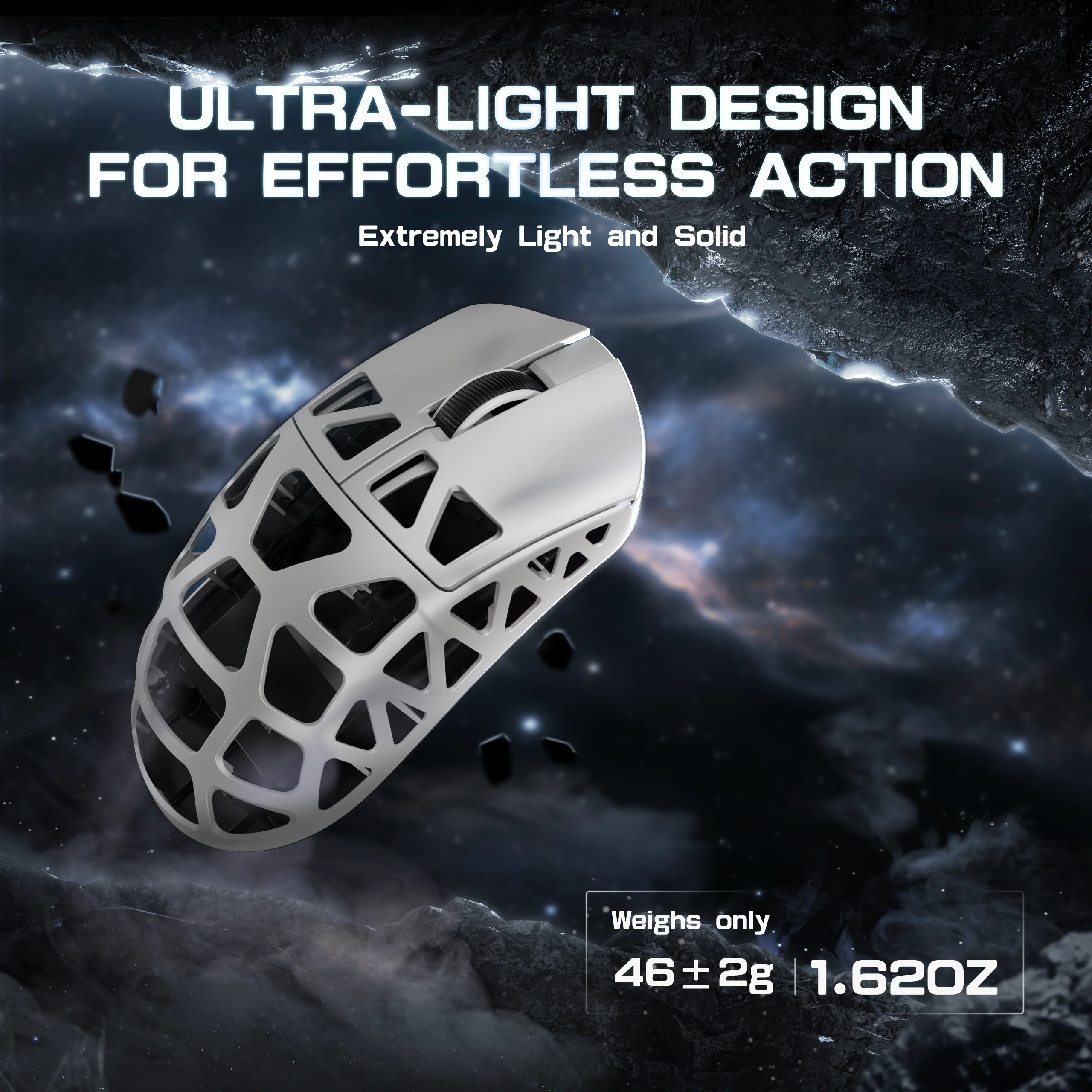 ATTACK SHARK R3 Magnesium Alloy Gaming Mouse 8K with C06 Coiled Cable