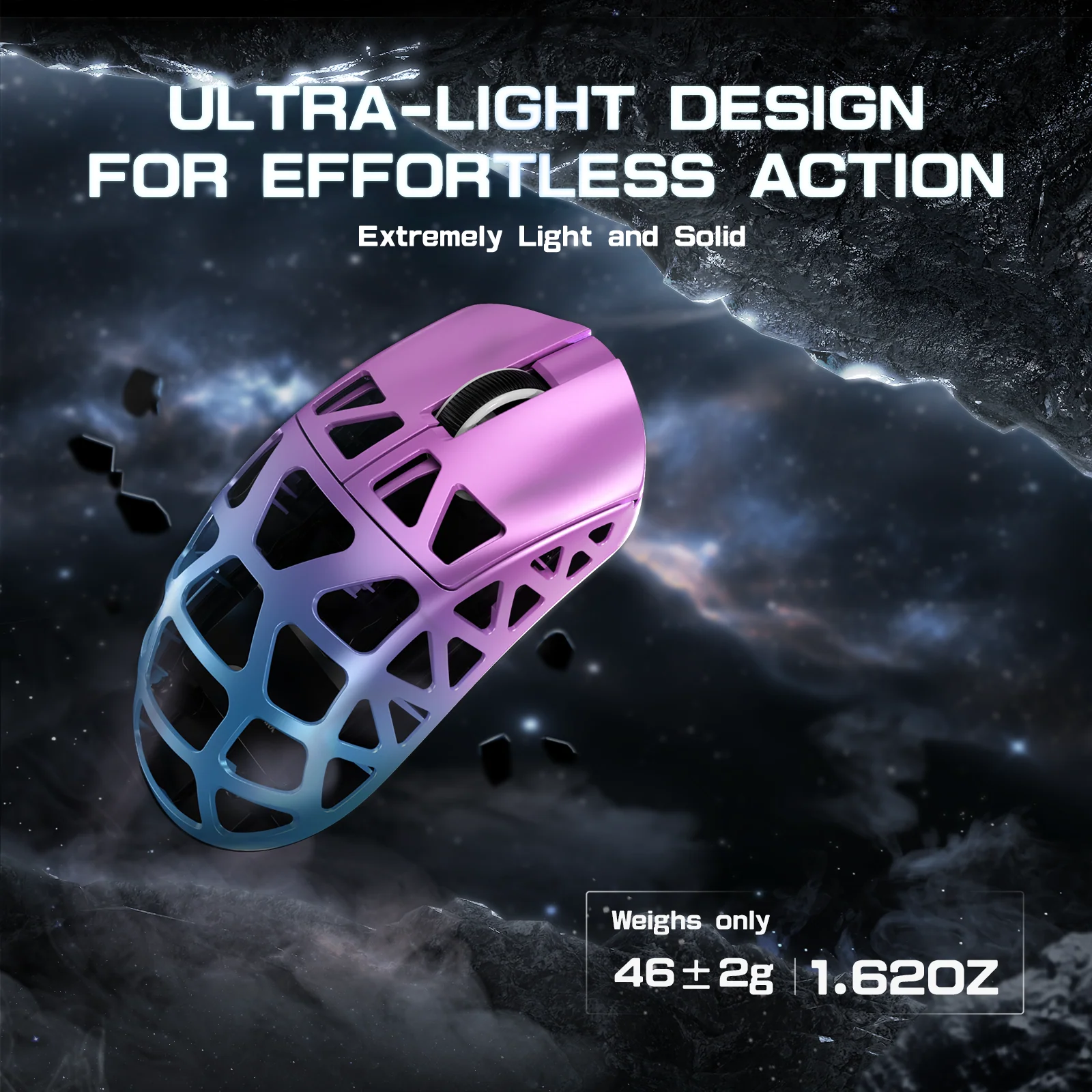 ATTACK SHARK R3 Magnesium Alloy Gaming Mouse 8K with C06 Coiled Cable