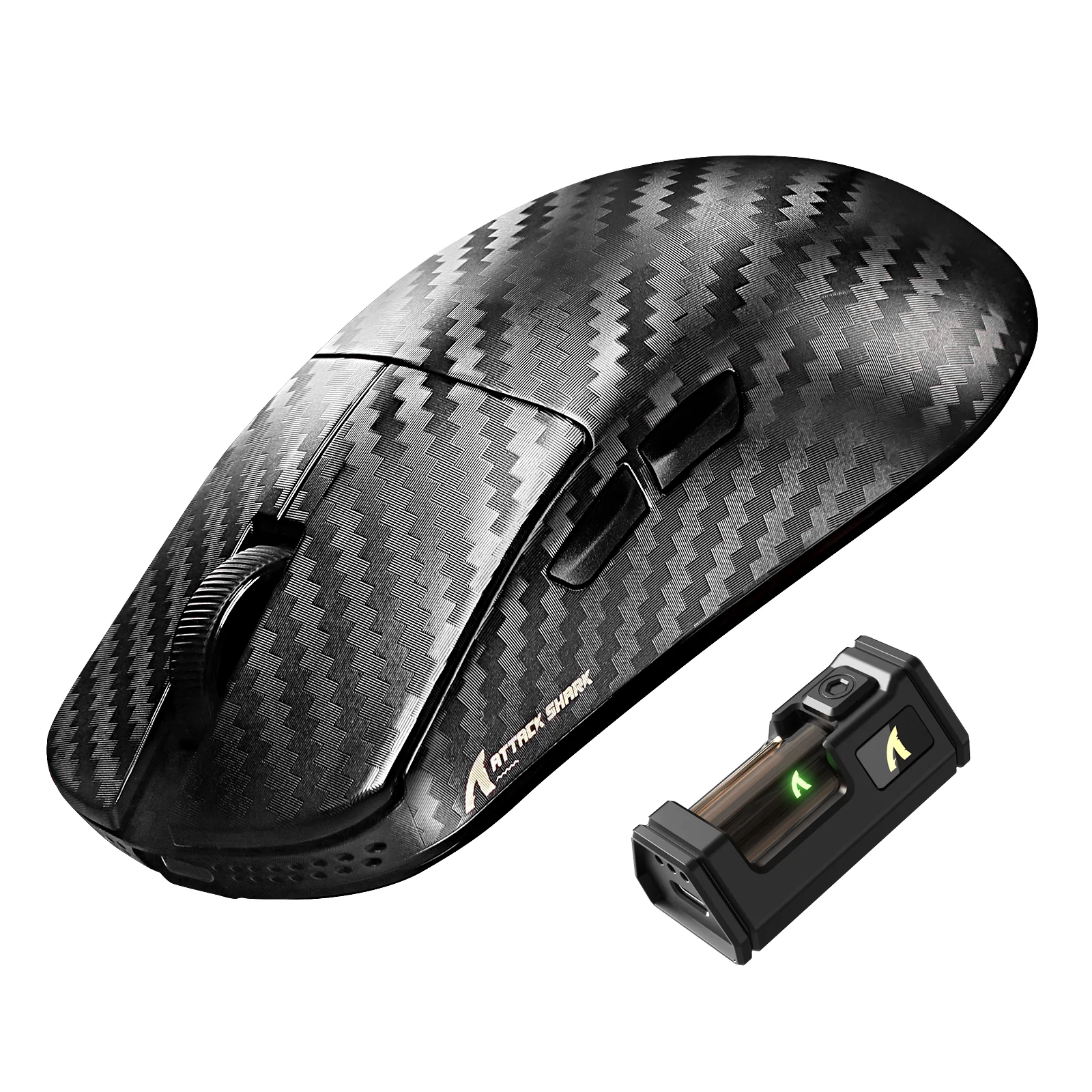 ATTACK SHARK R11 ULTRA Carbon Fiber Wireless 8K PAW3950MAX Gaming Mouse