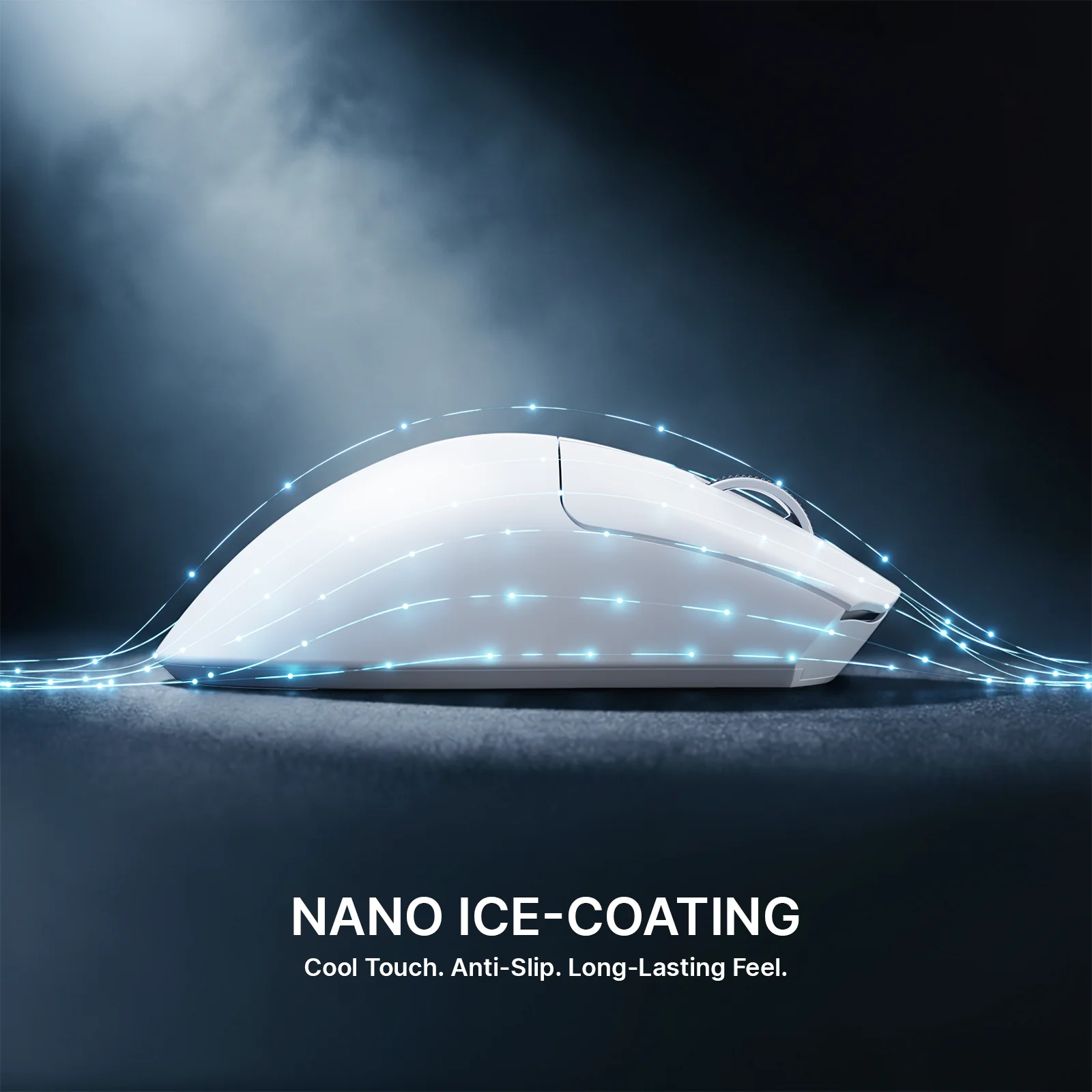 ATTACK SHARK V8 Ultra-Light Ergonomic Wireless Gaming Mouse