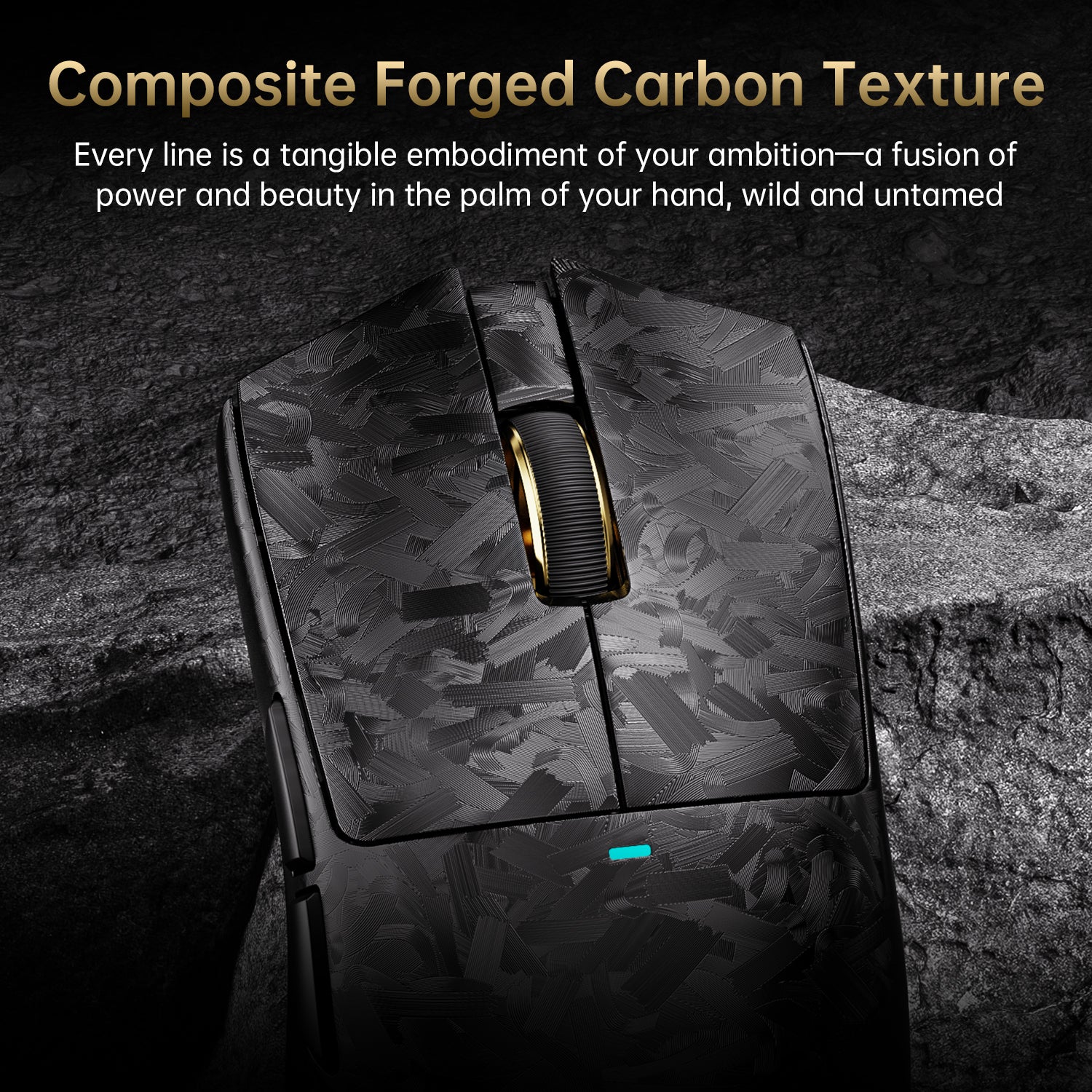 ATTACK SHARK X11 ULTRA Carbon Fiber Wireless 8K PAW3950MAX Gaming Mouse