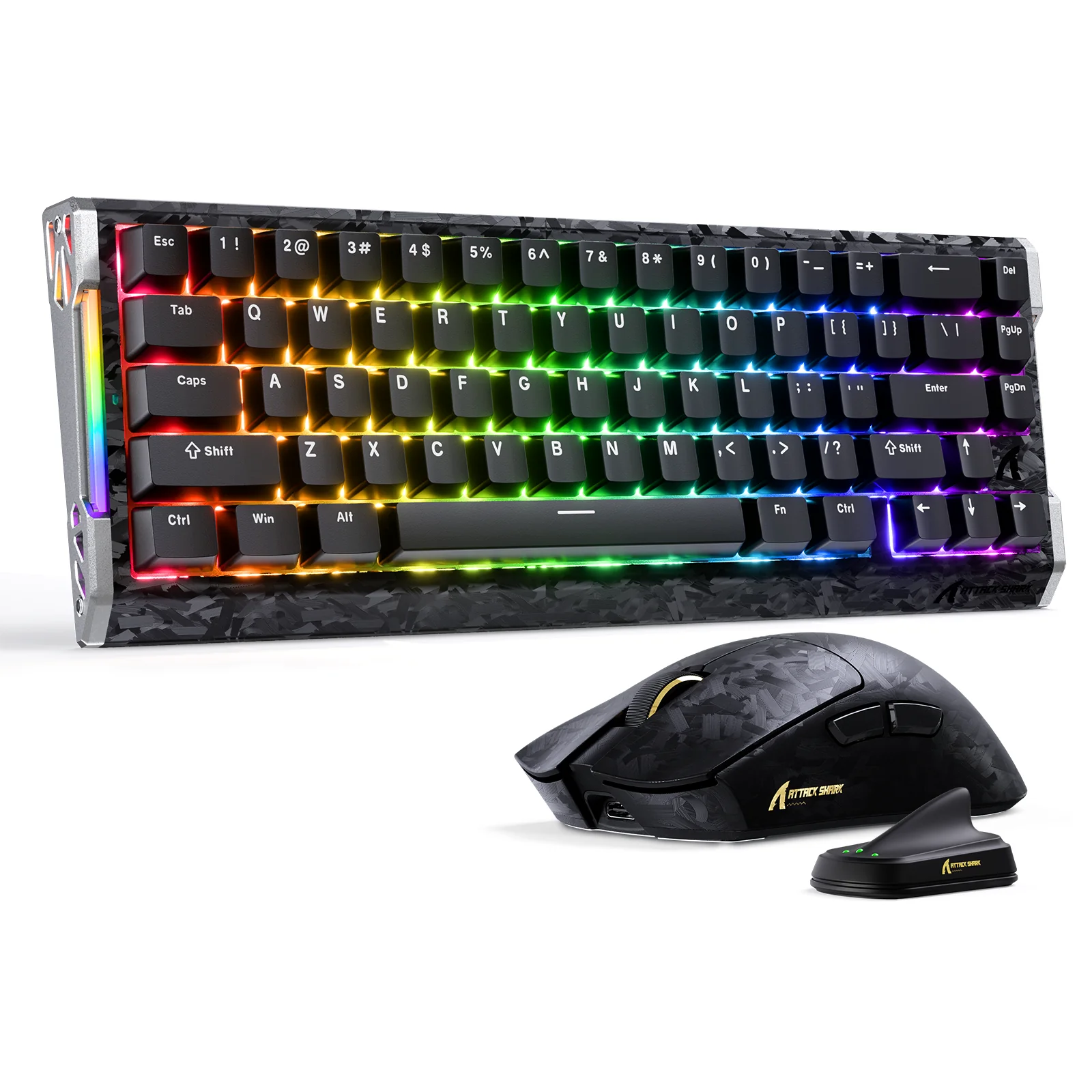 ATTACK SHARK R68 HE & X11 ULTRA Carbon Fiber Gaming Bundle