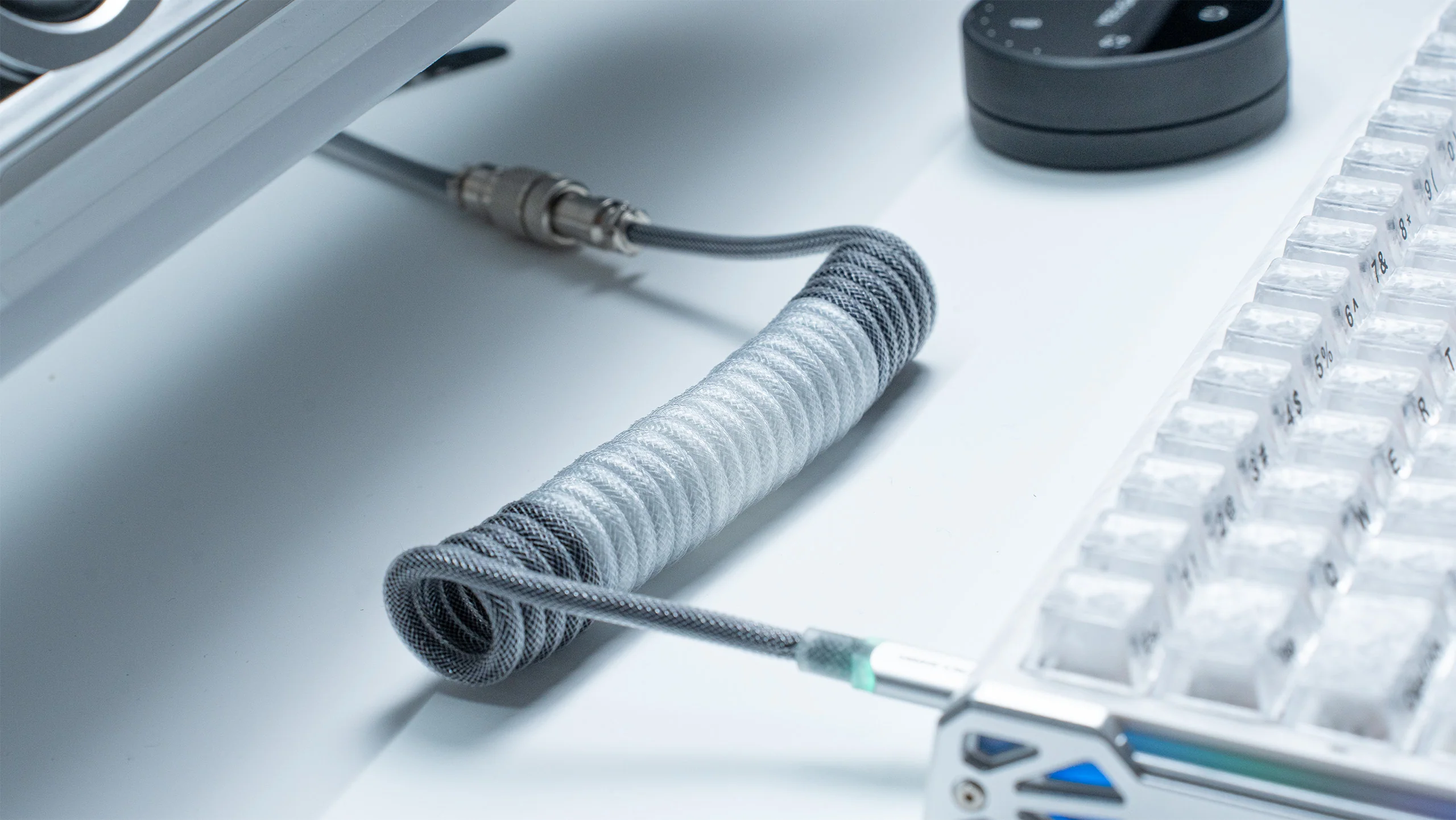 ATTACK SHARK C01ULTIMATE Coiled Cable for 8KHz Magnetic Keyboard