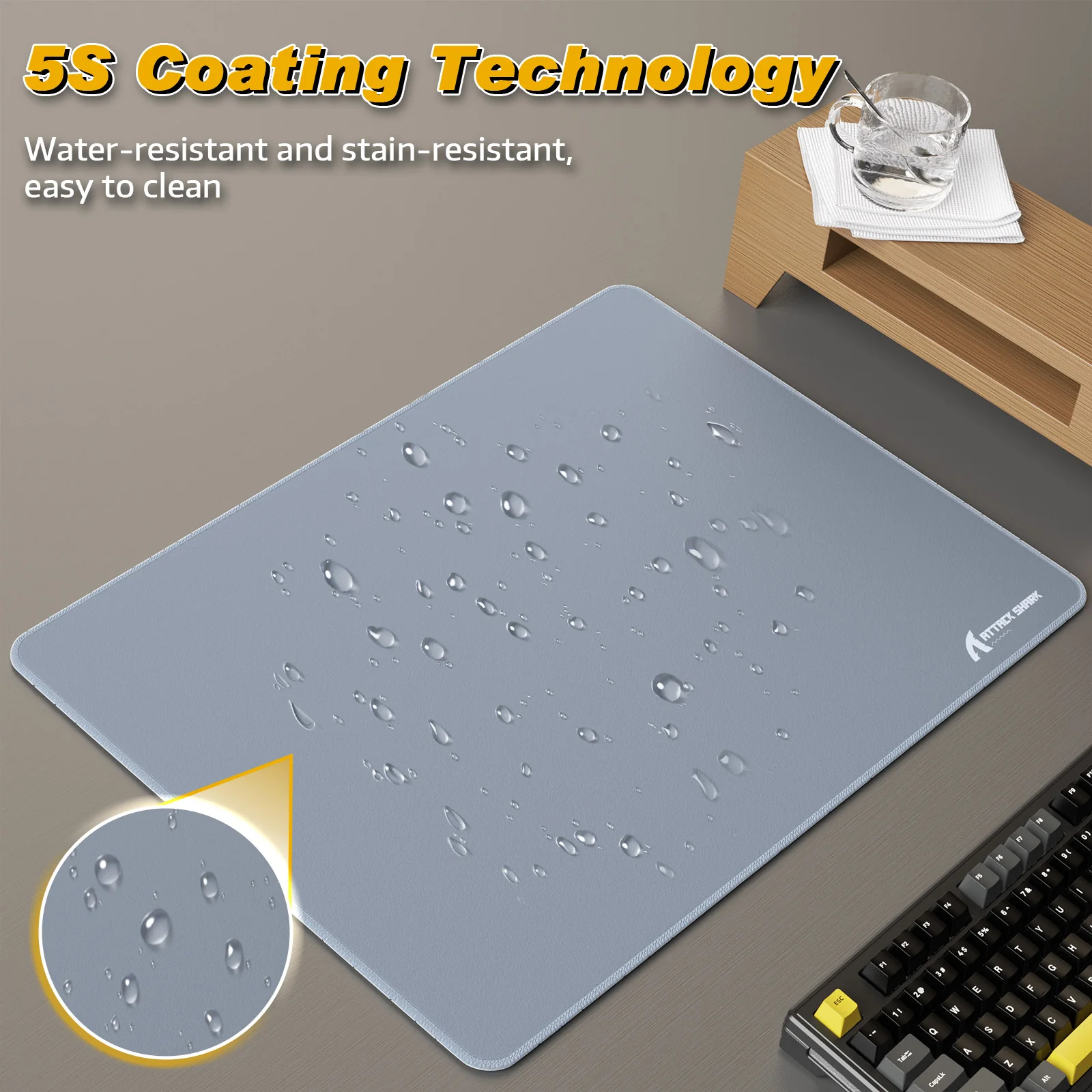 ATTACK SHARK CM02SE eSport Gaming Mousepad (410x310x4 MM)