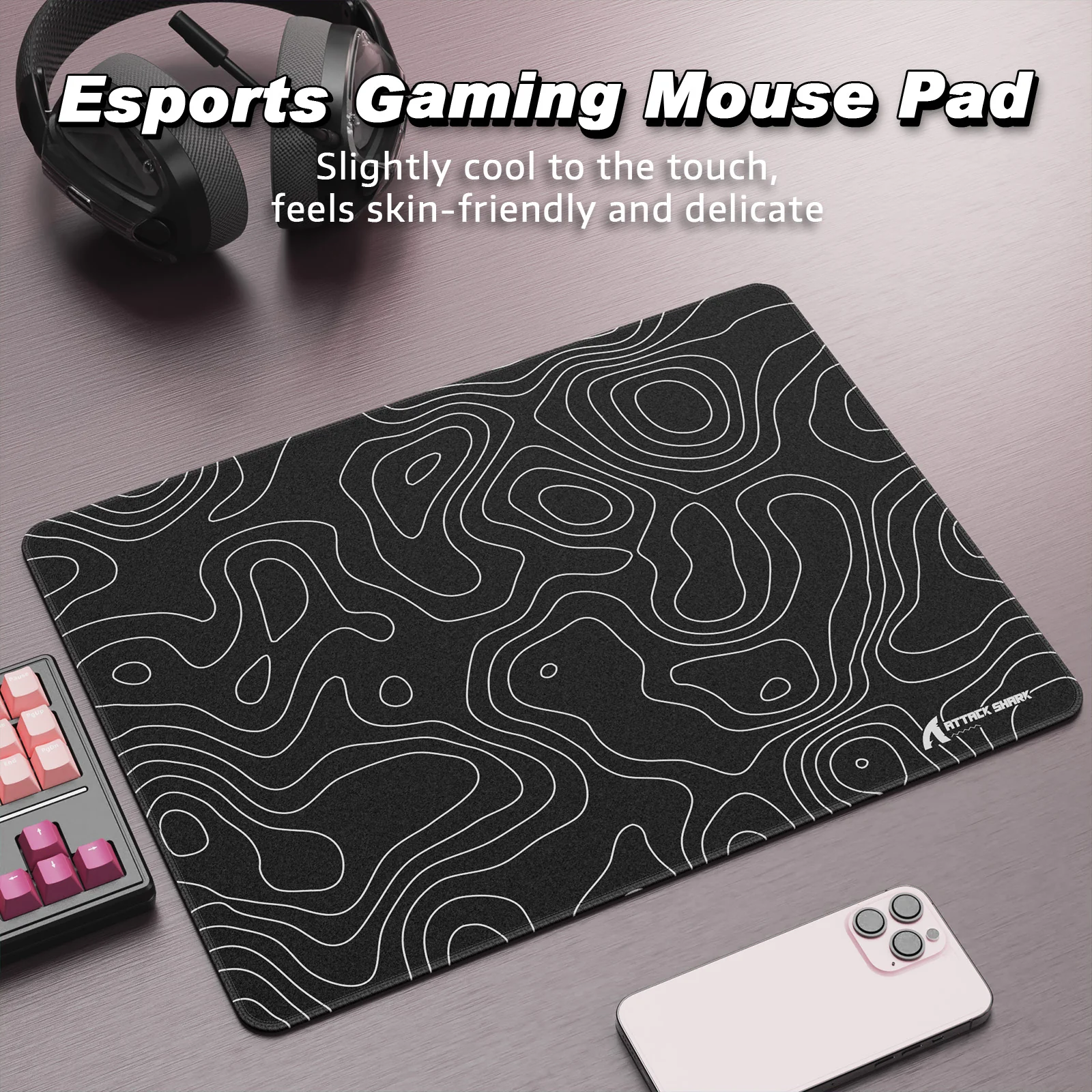 ATTACK SHARK CM02SE eSport Gaming Mousepad (410x310x4 MM)
