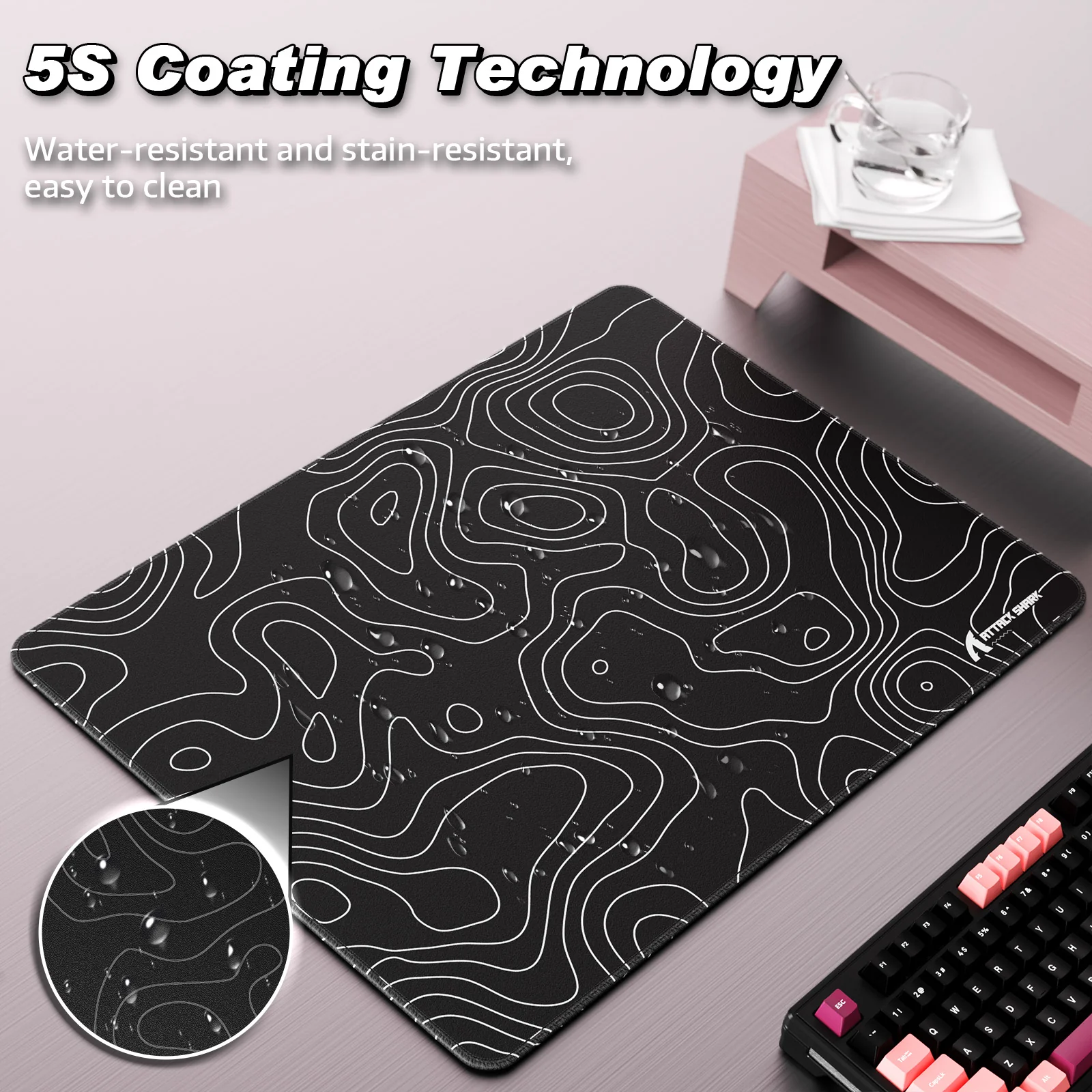 ATTACK SHARK CM02SE eSport Gaming Mousepad (410x310x4 MM)