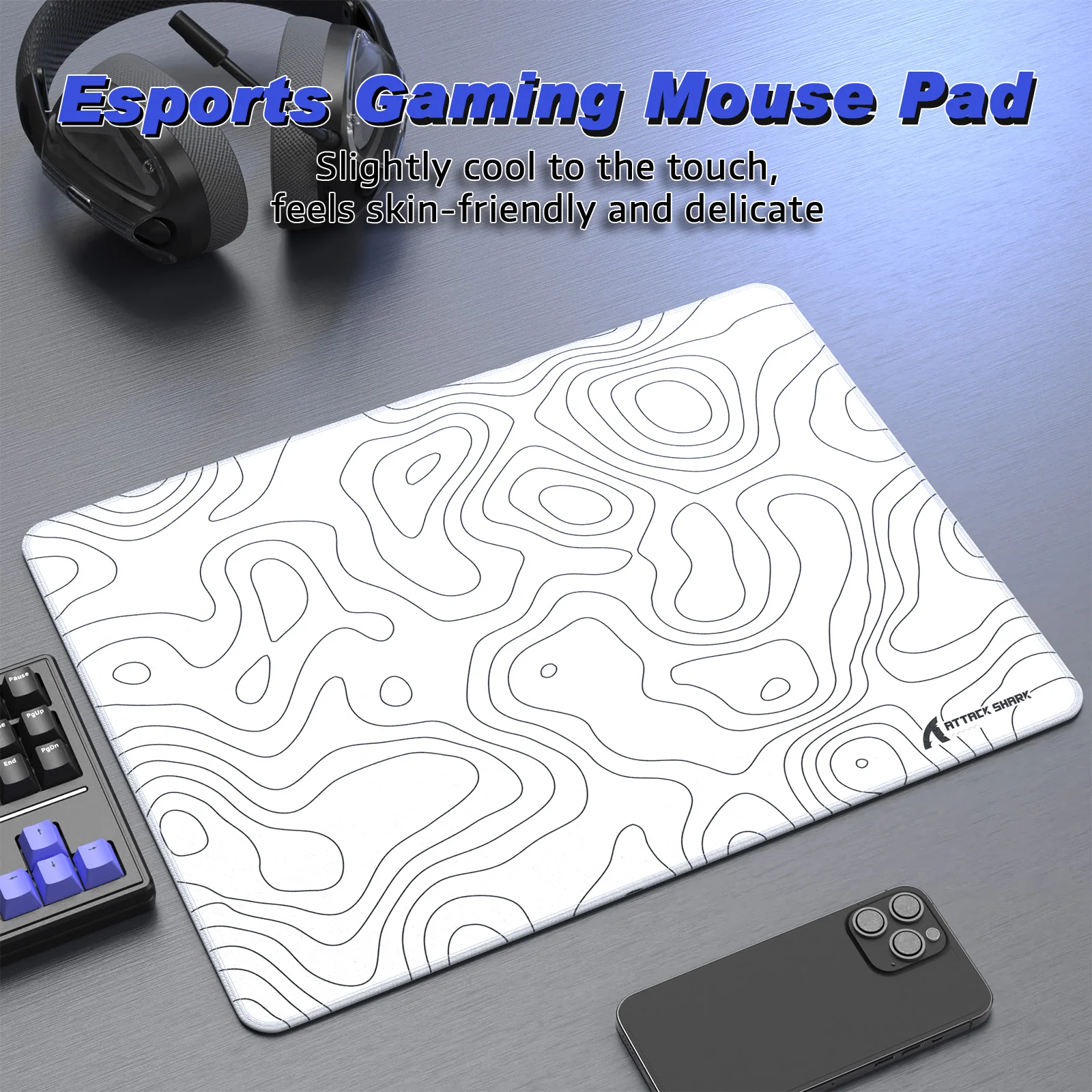 ATTACK SHARK CM02SE eSport Gaming Mousepad (410x310x4 MM)