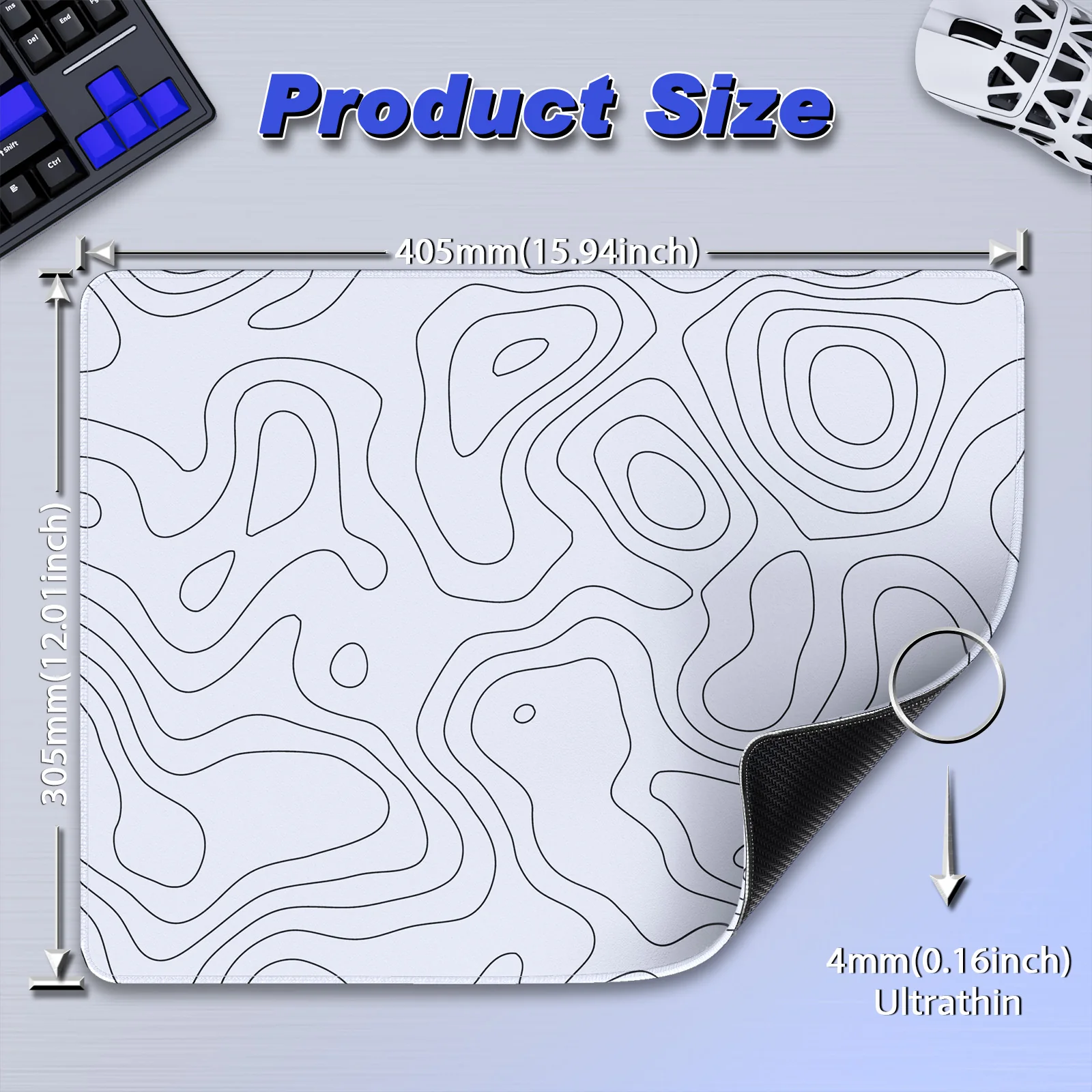 ATTACK SHARK CM02SE eSport Gaming Mousepad (410x310x4 MM)