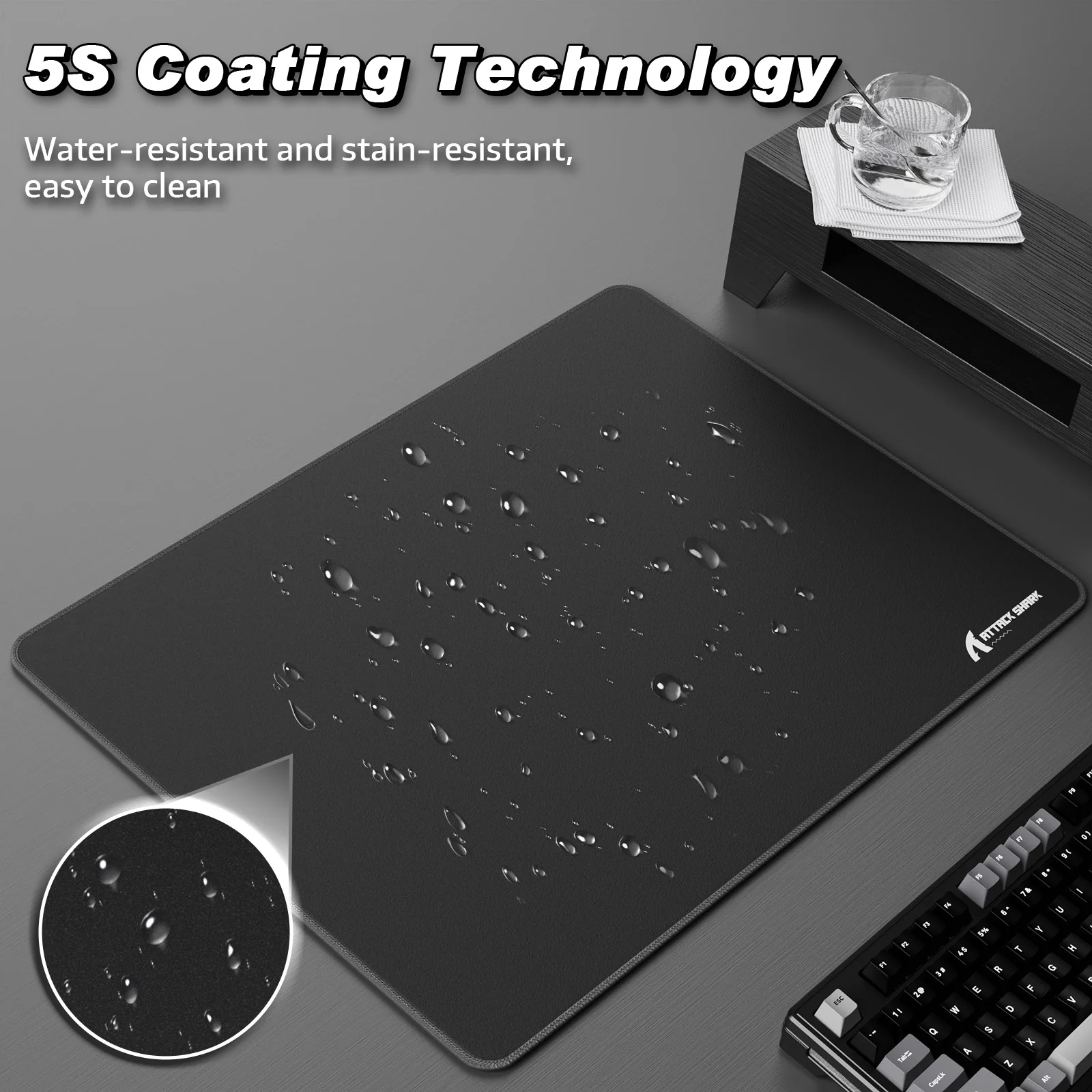 ATTACK SHARK CM02SE eSport Gaming Mousepad (410x310x4 MM)