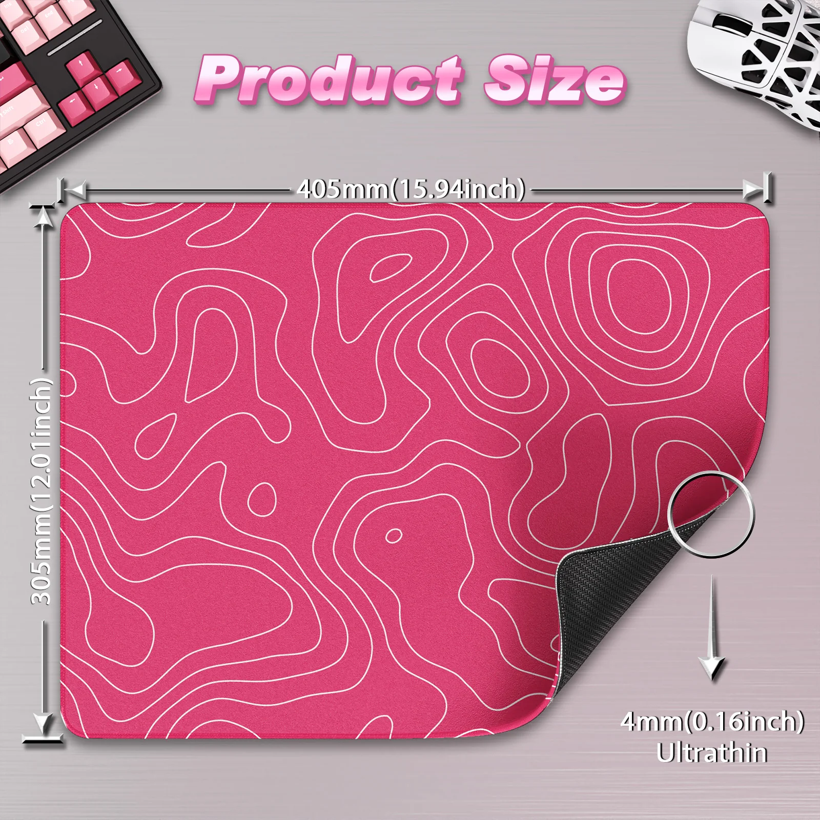 ATTACK SHARK CM02SE eSport Gaming Mousepad (410x310x4 MM)