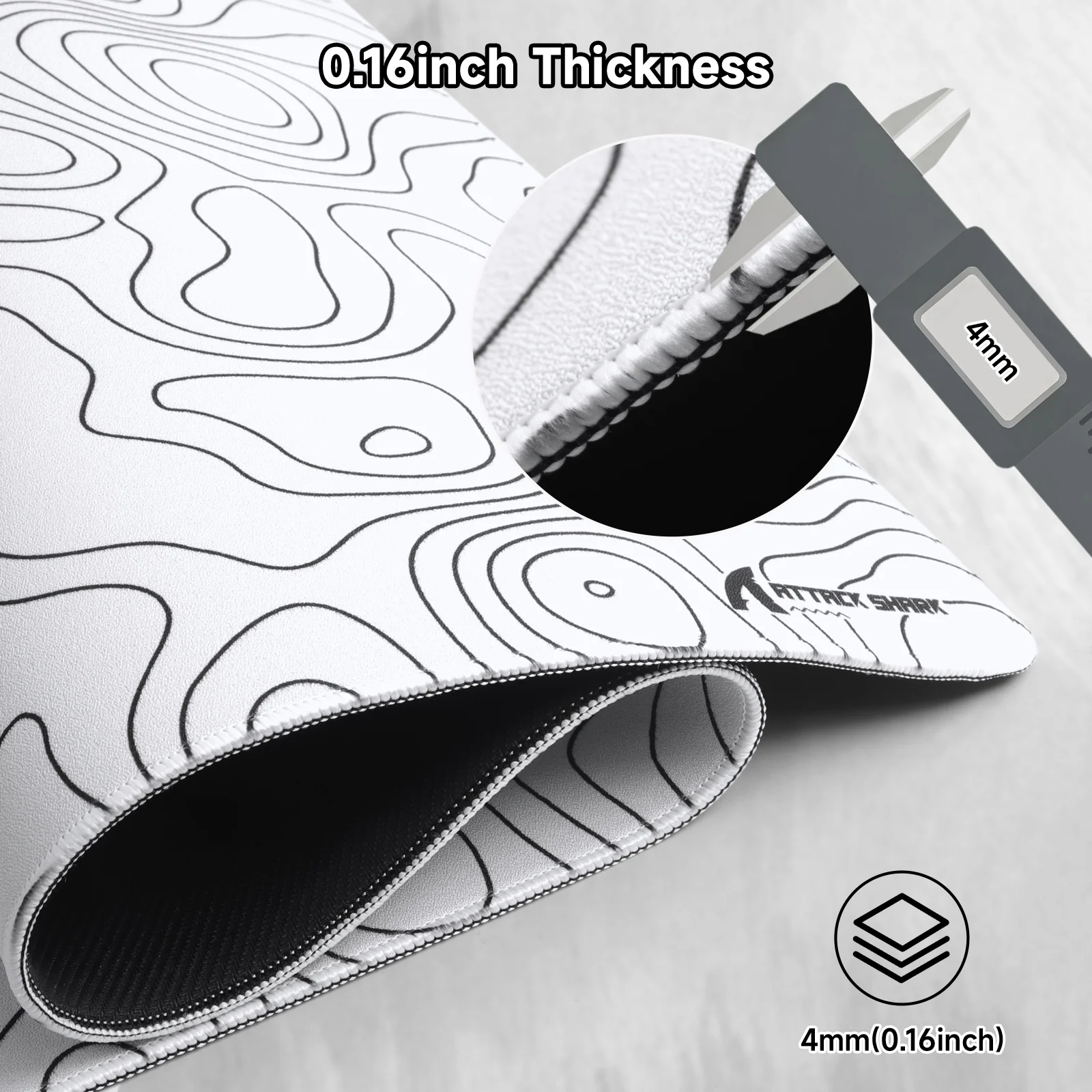 ATTACK SHARK CM02PRO eSport Gaming Mousepad (900x400x4 MM)