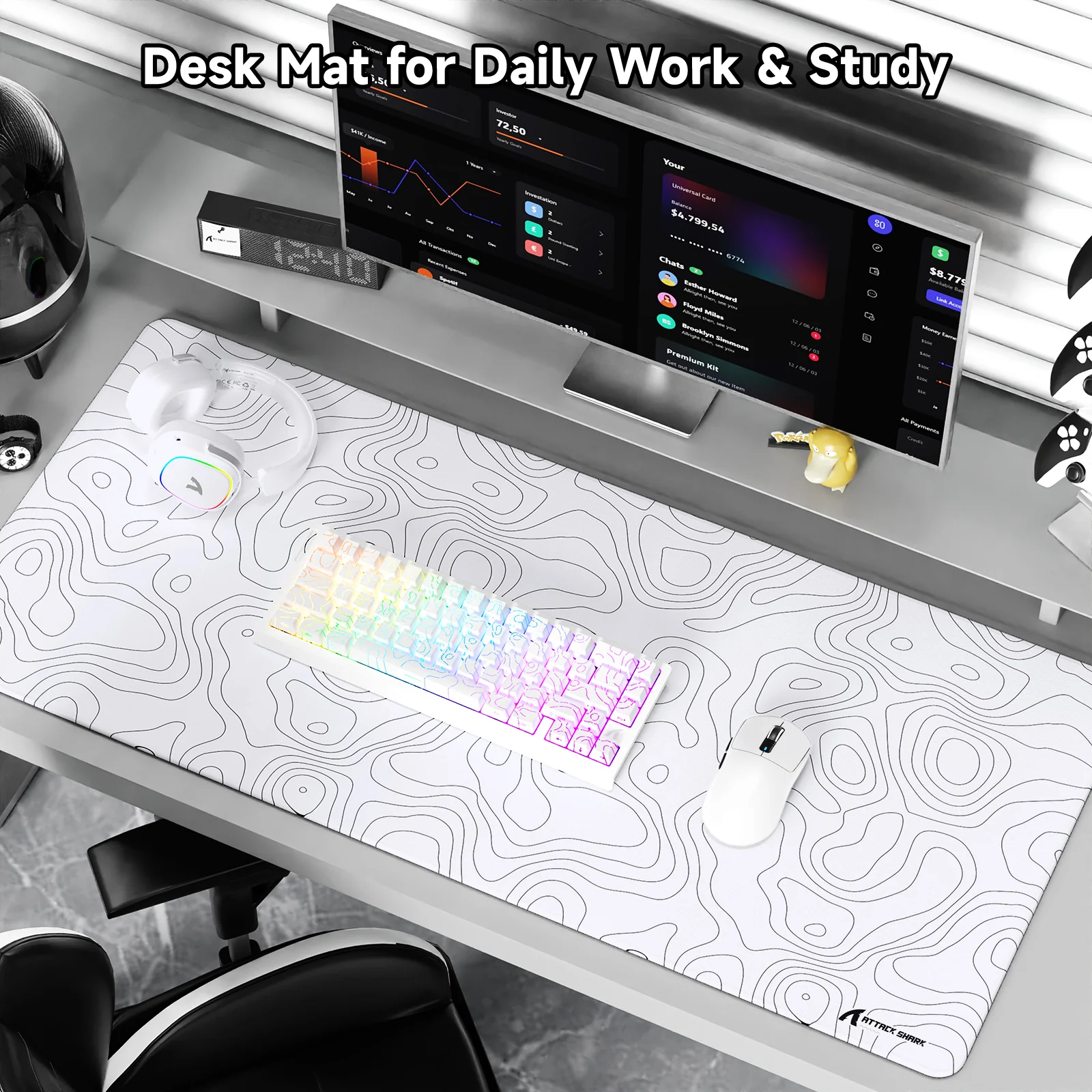 ATTACK SHARK CM02PRO eSport Gaming Mousepad (900x400x4 MM)