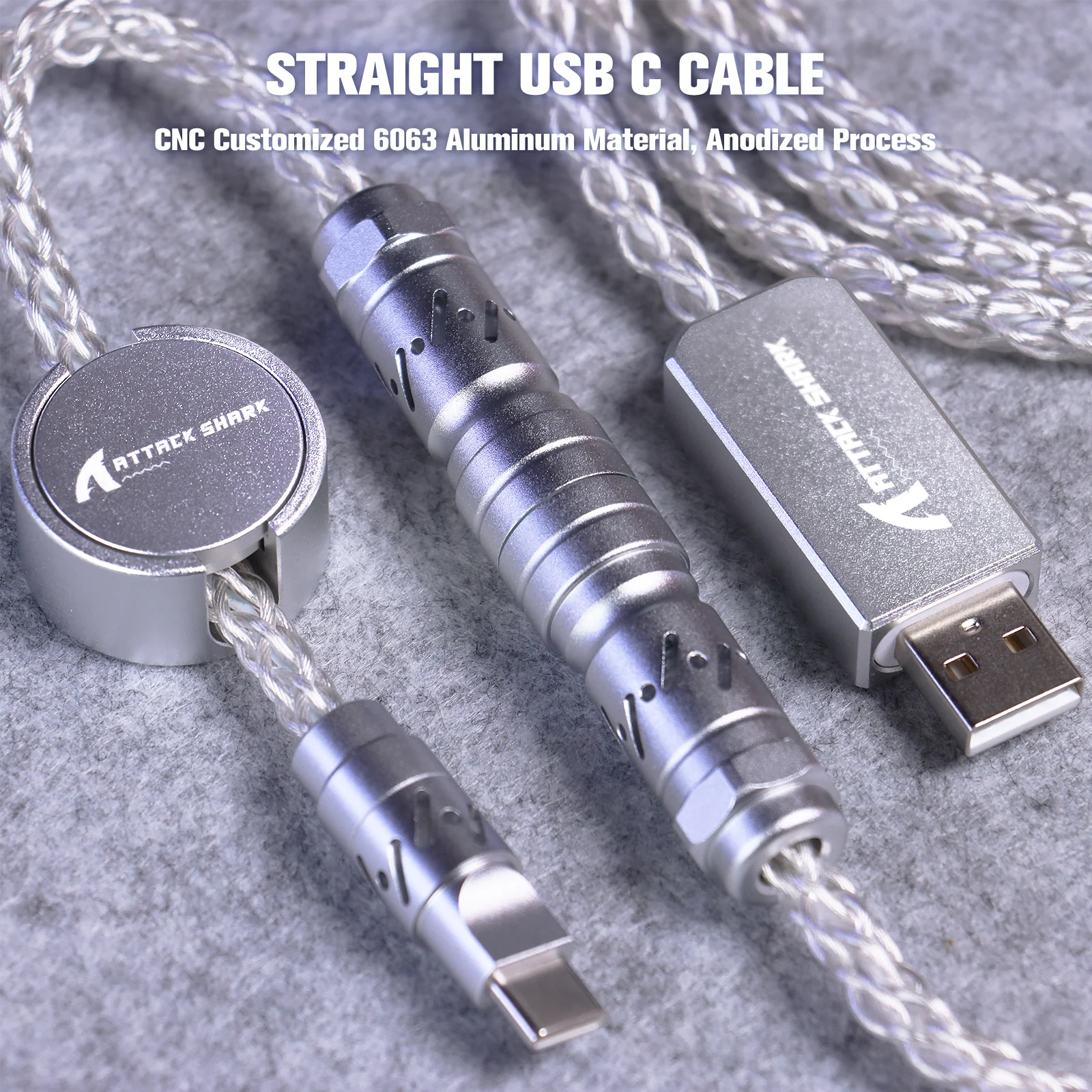 ATTACK SHARK C07 Custom Aviator Cable for 8KHz Magnetic Keyboard