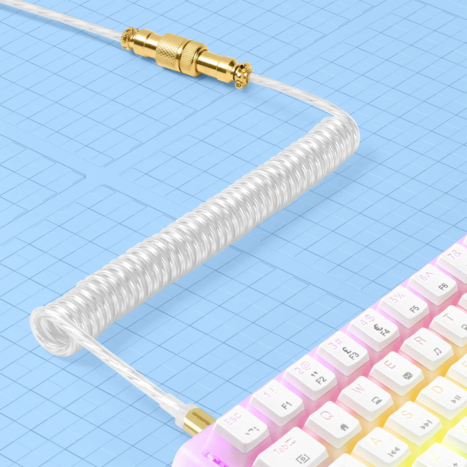 ATTACK SHARK x MAMBASNAKE C02 Coiled Cable