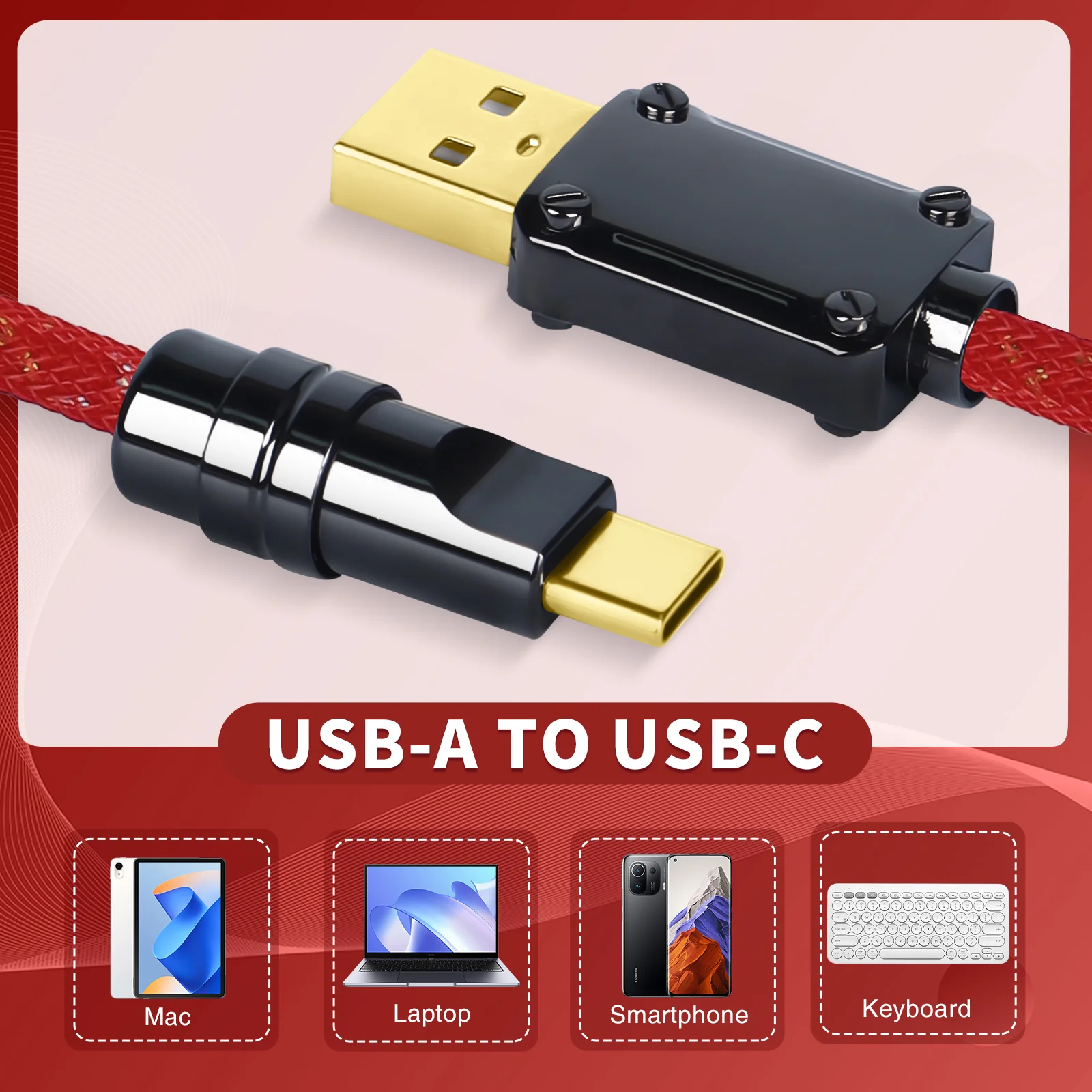 ATTACK SHARK C05 Coiled Cable