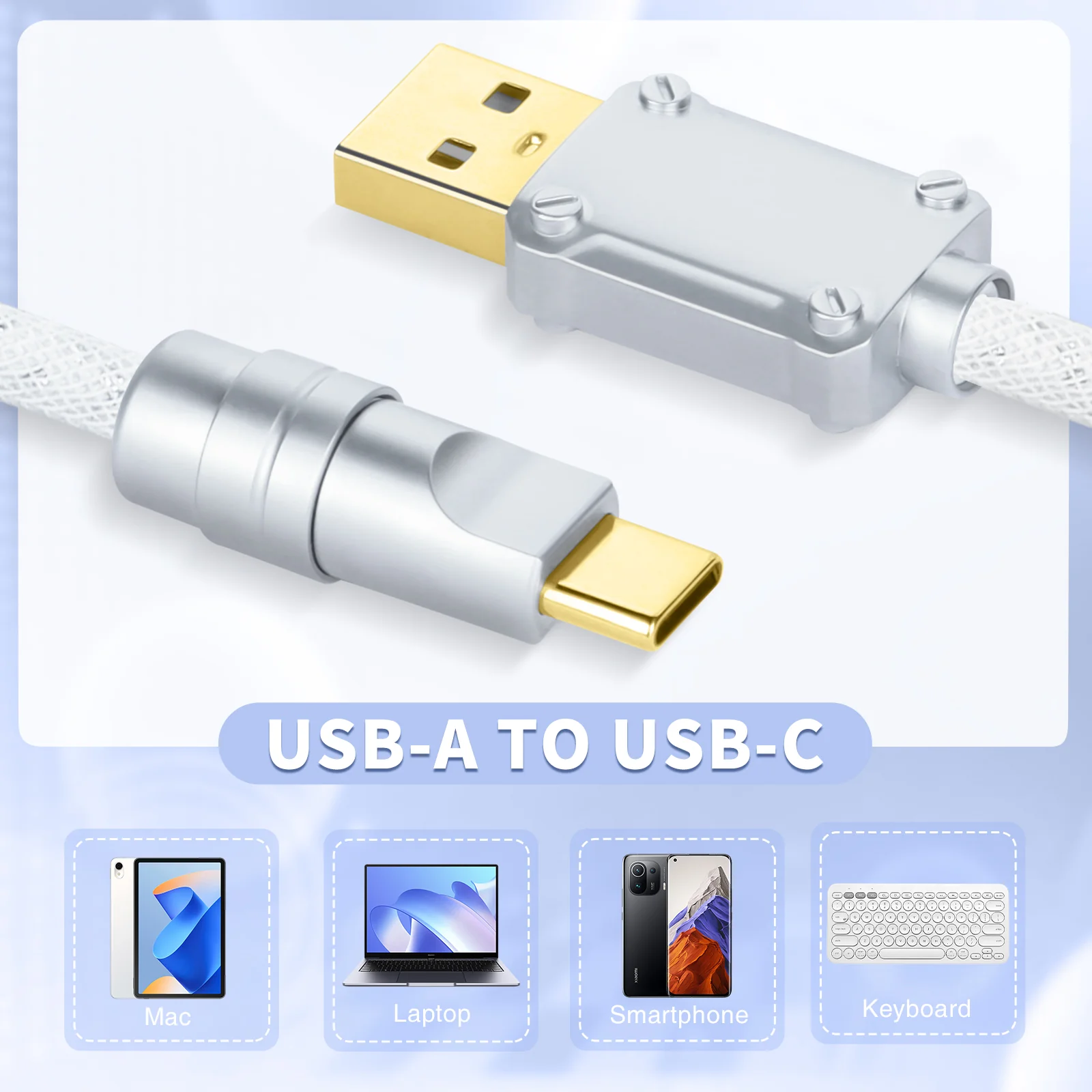 ATTACK SHARK C05 Coiled Cable