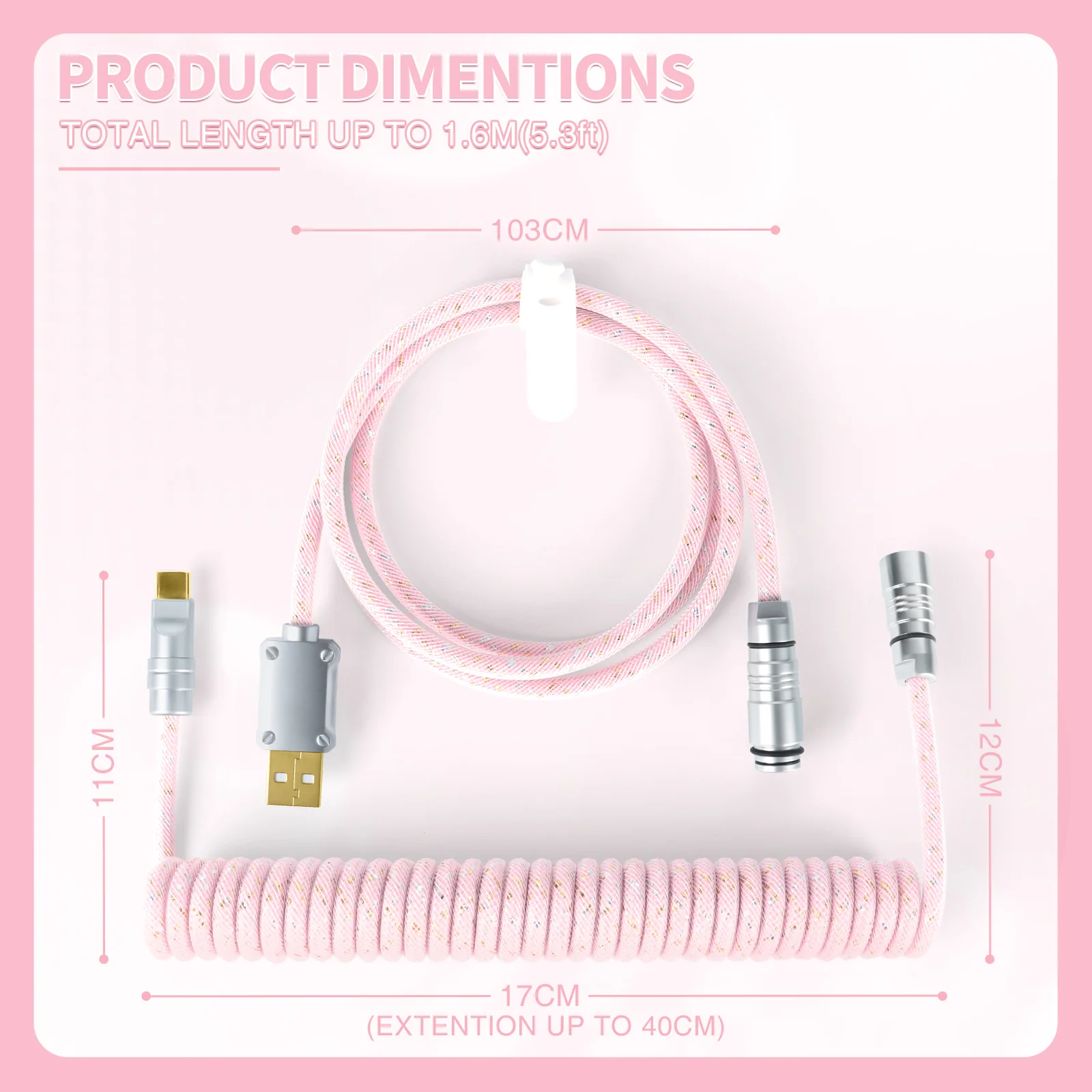 ATTACK SHARK C05 Coiled Cable