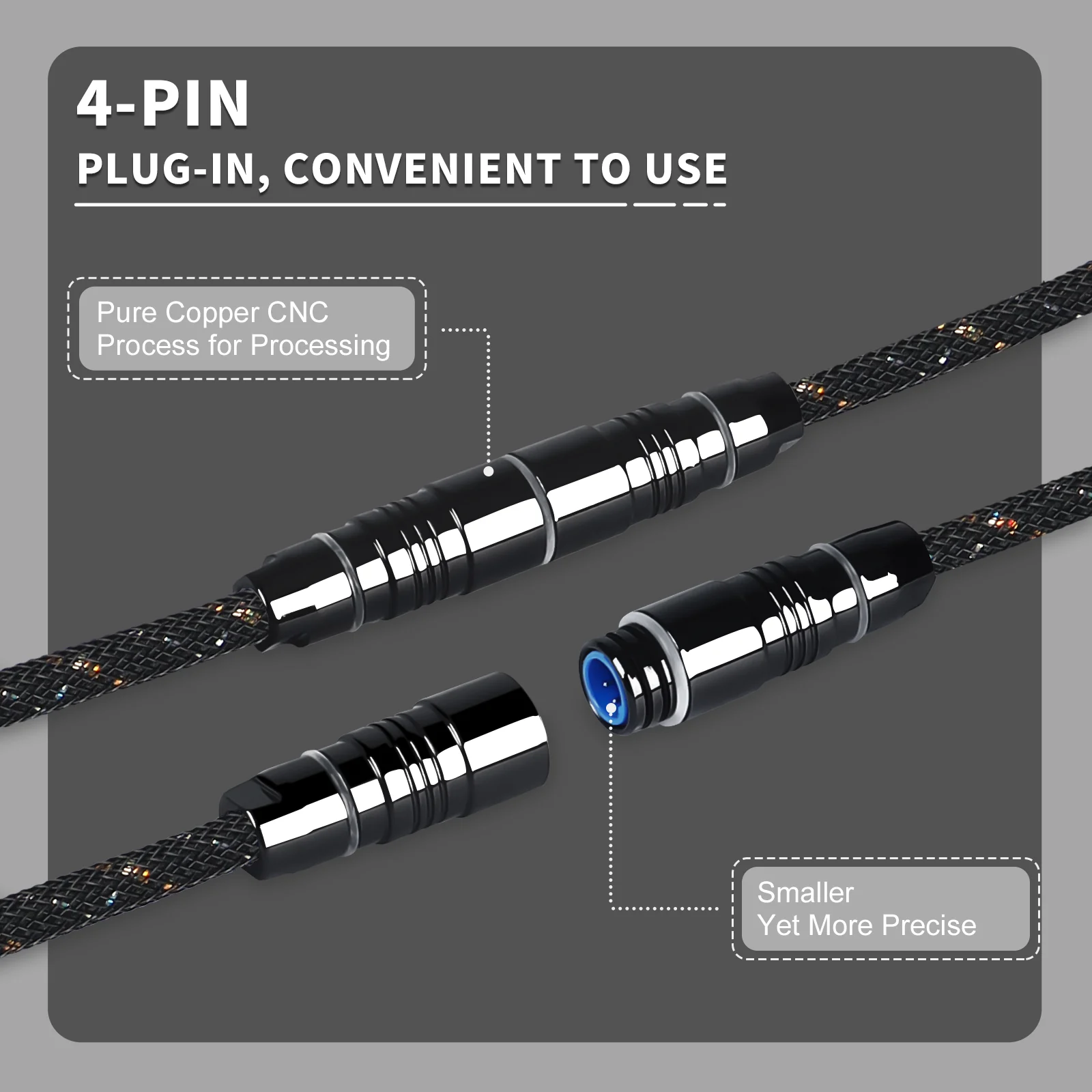 ATTACK SHARK C05 Coiled Cable
