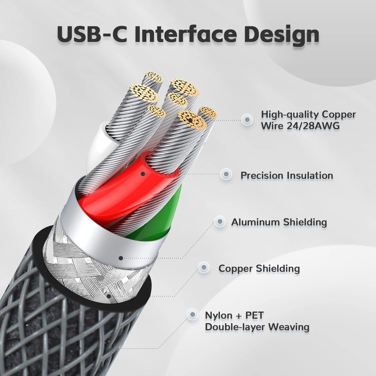 ATTACK SHARK C01PRO Coiled Cable
