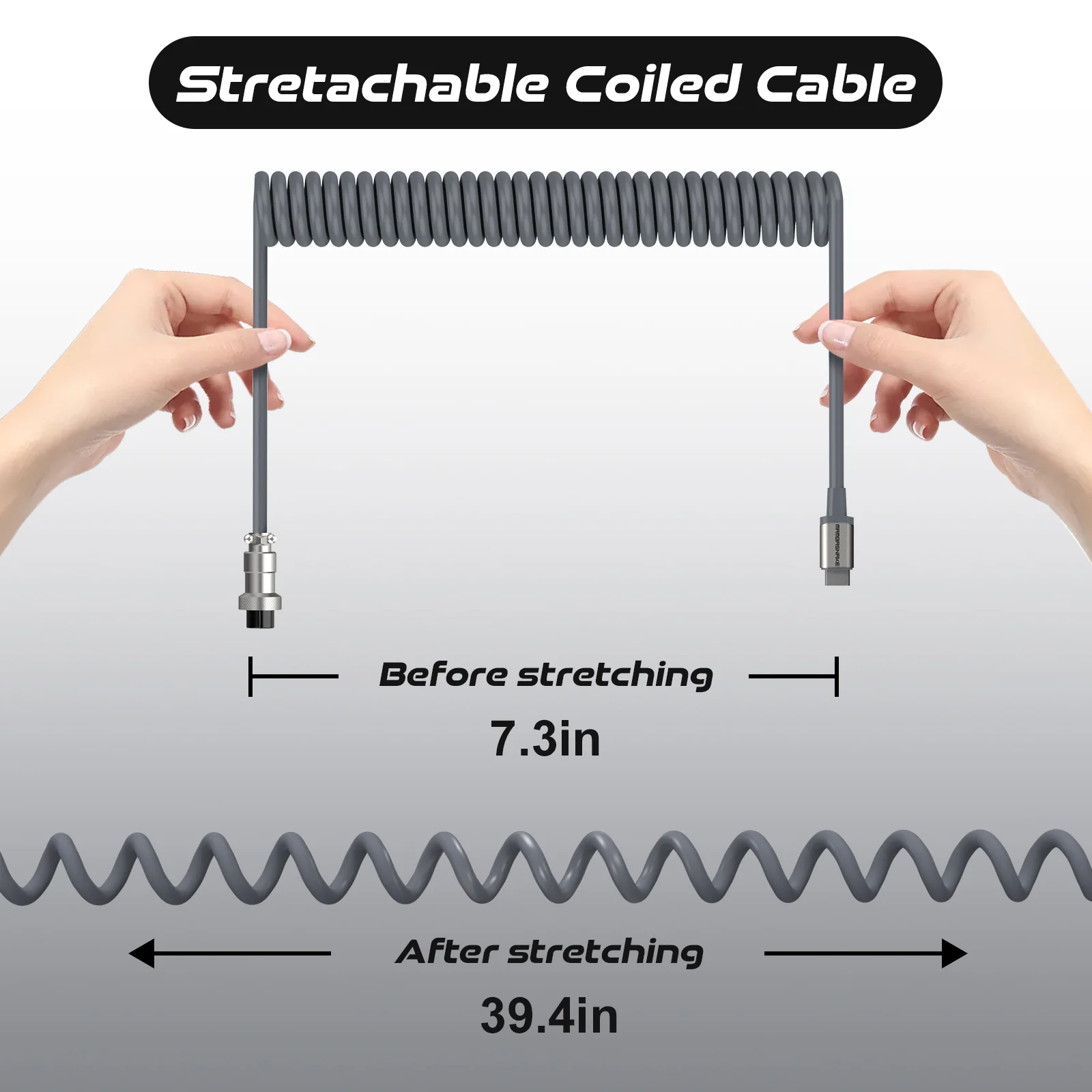 ATTACK SHARK C04 COILED CABLE