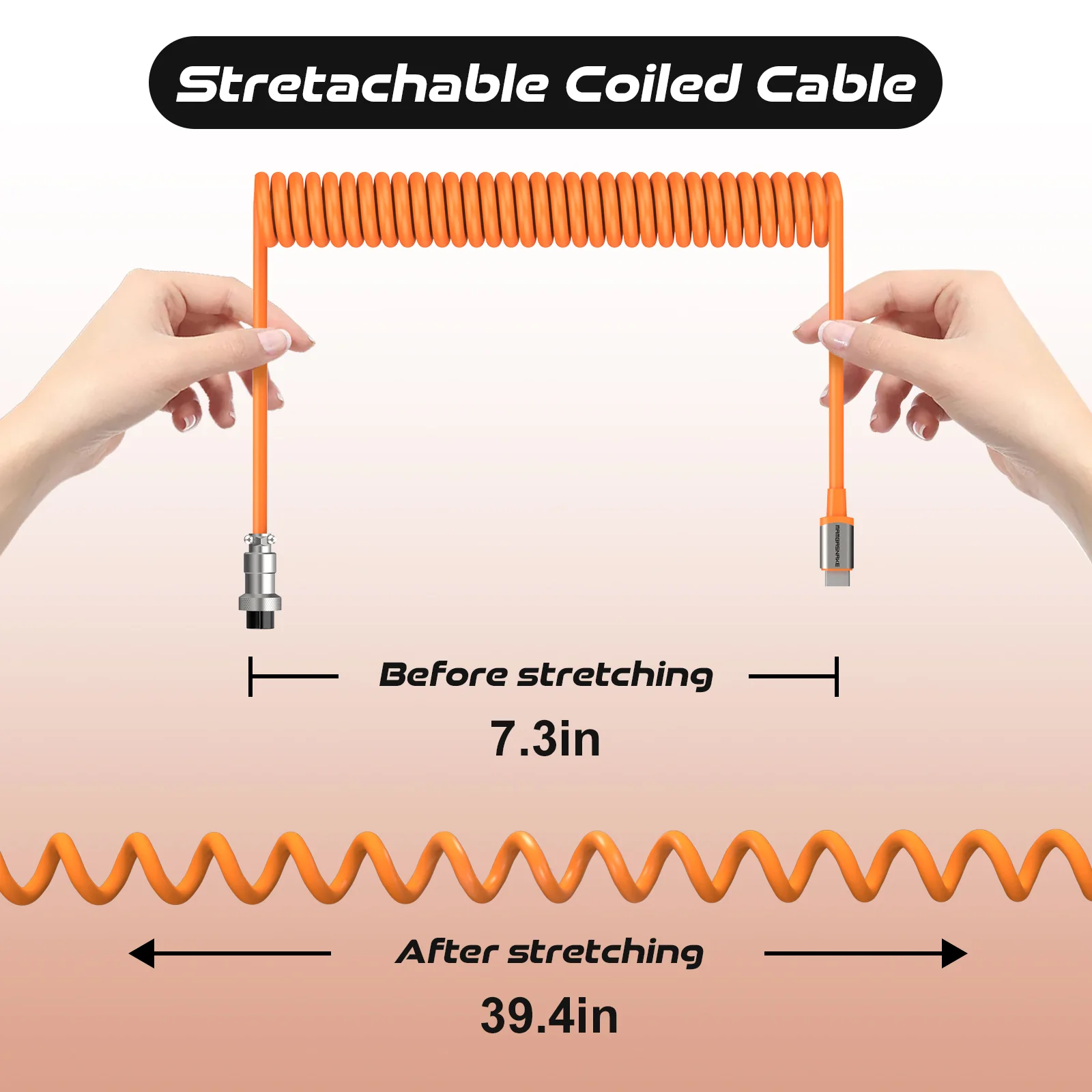 ATTACK SHARK C04 COILED CABLE